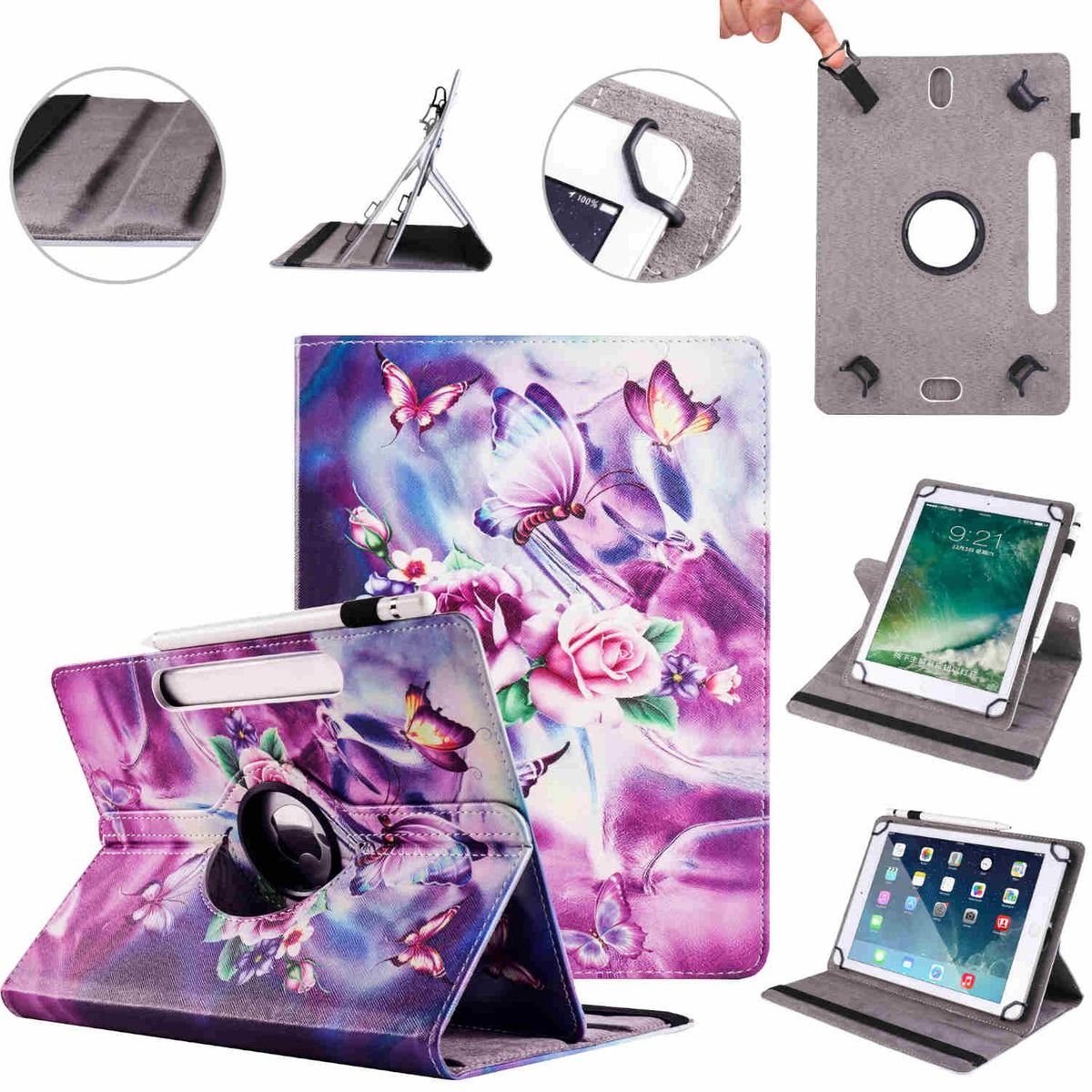 Tablet-Hülle Für Amazon Fire Max 11 360 Grad Uni Motiv 7 Tablet Tasche Hülle Etuis