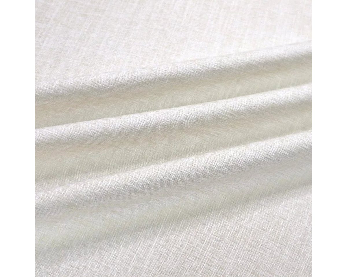 Thumbnail - Stofferia Stoff Polsterstoff Melange Lucky Star Ecru, Breite 140 cm, Meterware