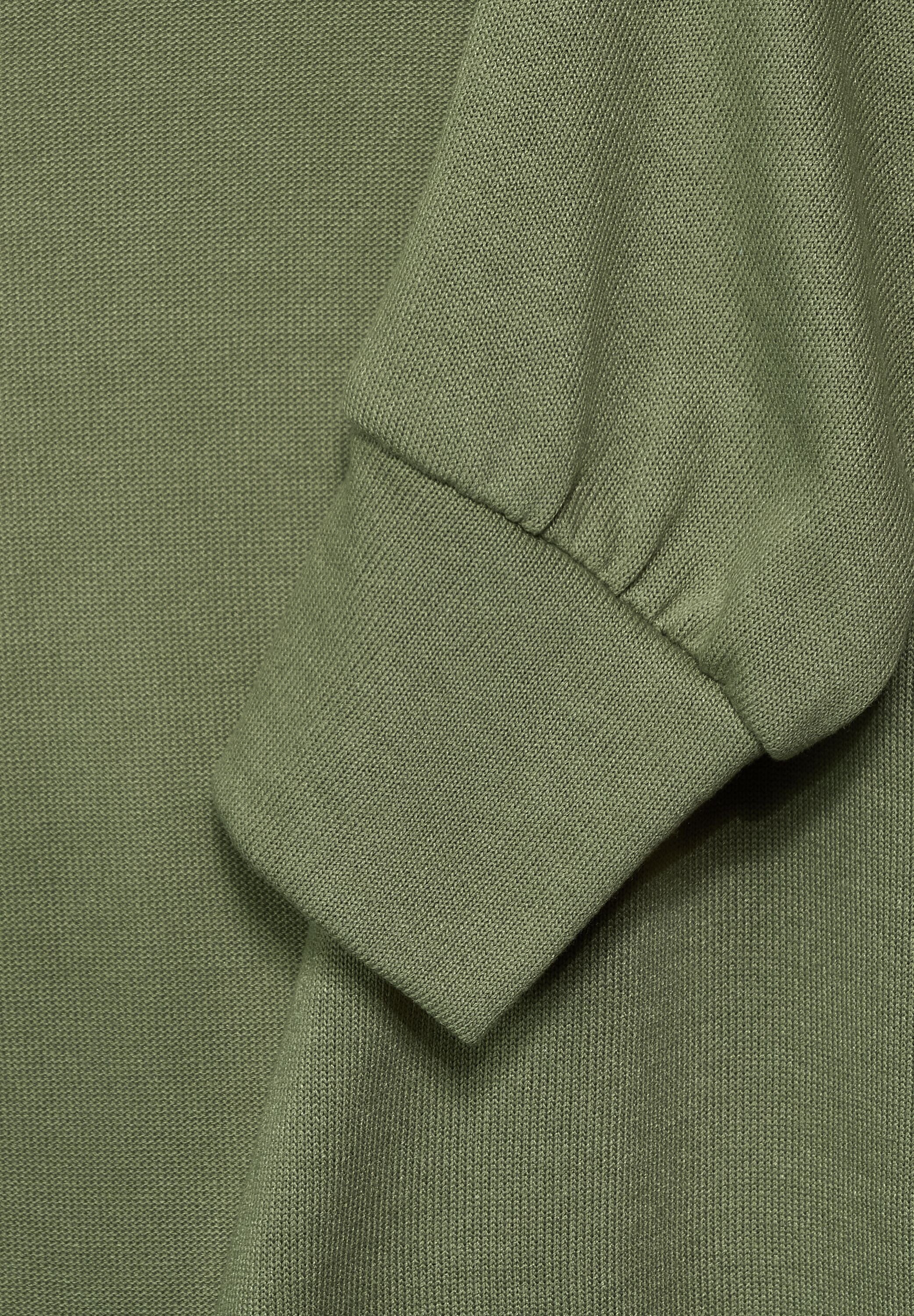 Shirtjacke ONE Unifarbe green in STREET fern