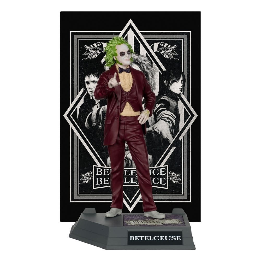 McFarlane Toys Merchandise-Figur Beetlejuice Beetlejuice Movie Maniacs PVC Statue Beetlejuice 17 cm