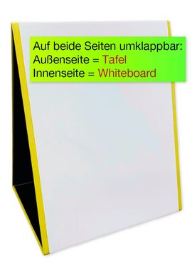 TimeTEX Tafel Whiteboard-Tafel "2in1" zum Aufstellen, magnethaftend, (1-tlg)