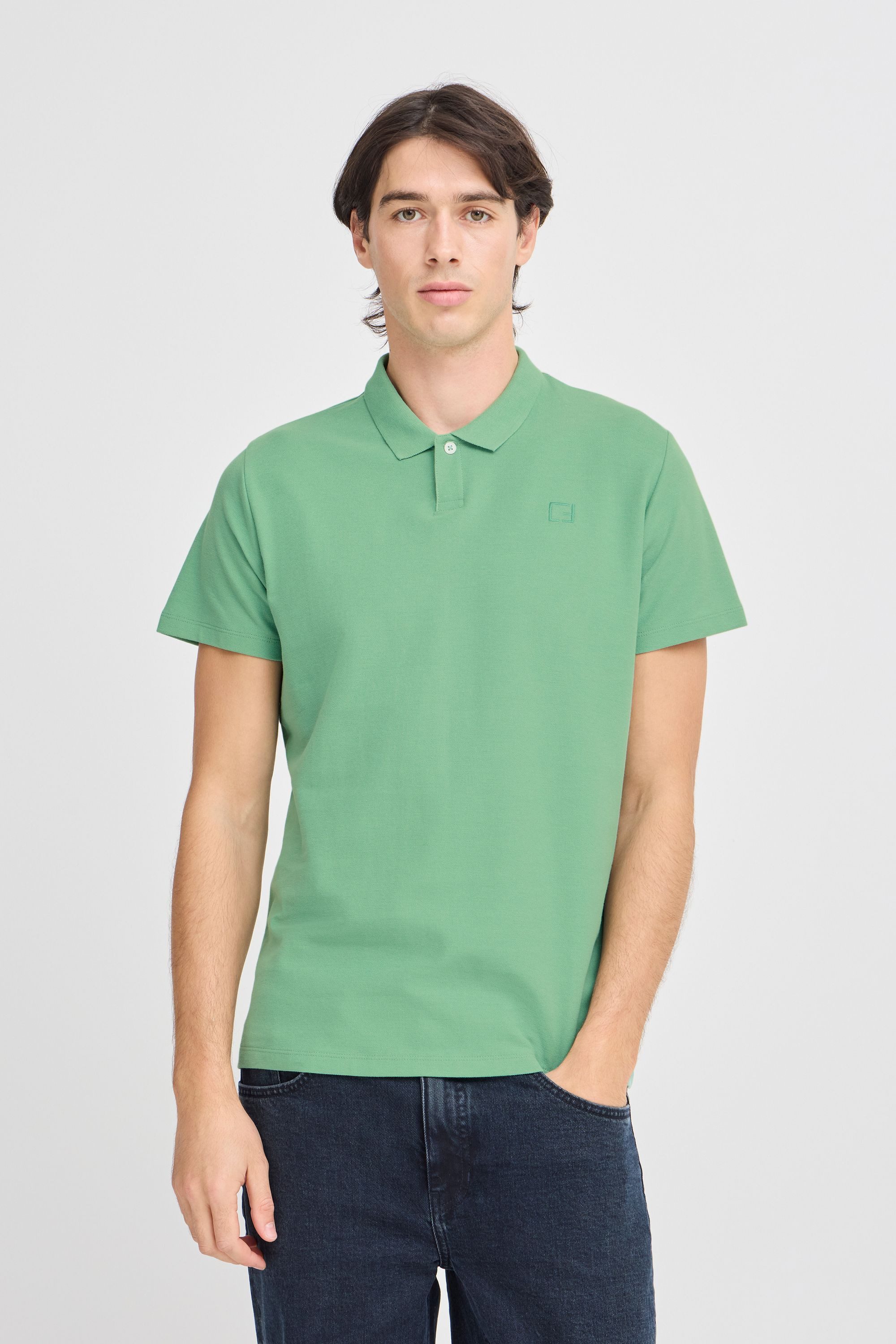 Casual Friday Poloshirt CFTristan Modernes Poloshirt mit Knopfleiste