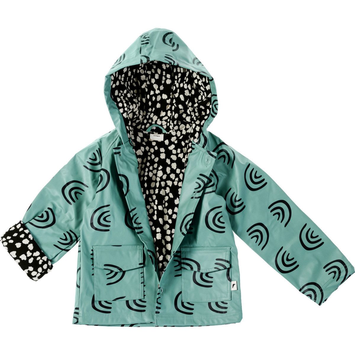 Turtledove London Softshelljacke Regenbogen Unisex Kinder Übergangsjacke, Windbreaker, Outdoor, Funktionsjacke, Wanderjacke