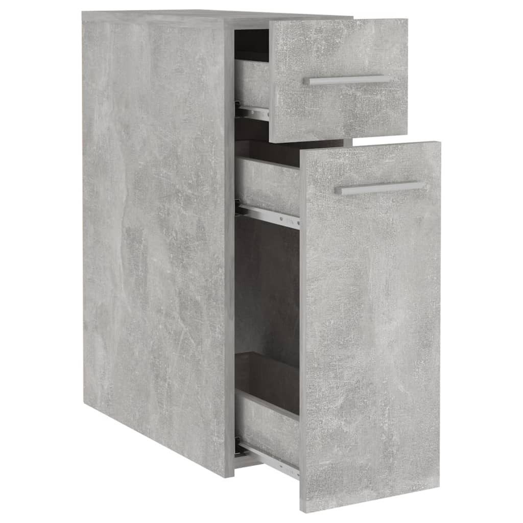 vidaXL Apothekerschrank Apothekerschrank Betongrau 20x45,5x60 cm Holzwerkstoff (1-St) – Bild 5 von 5