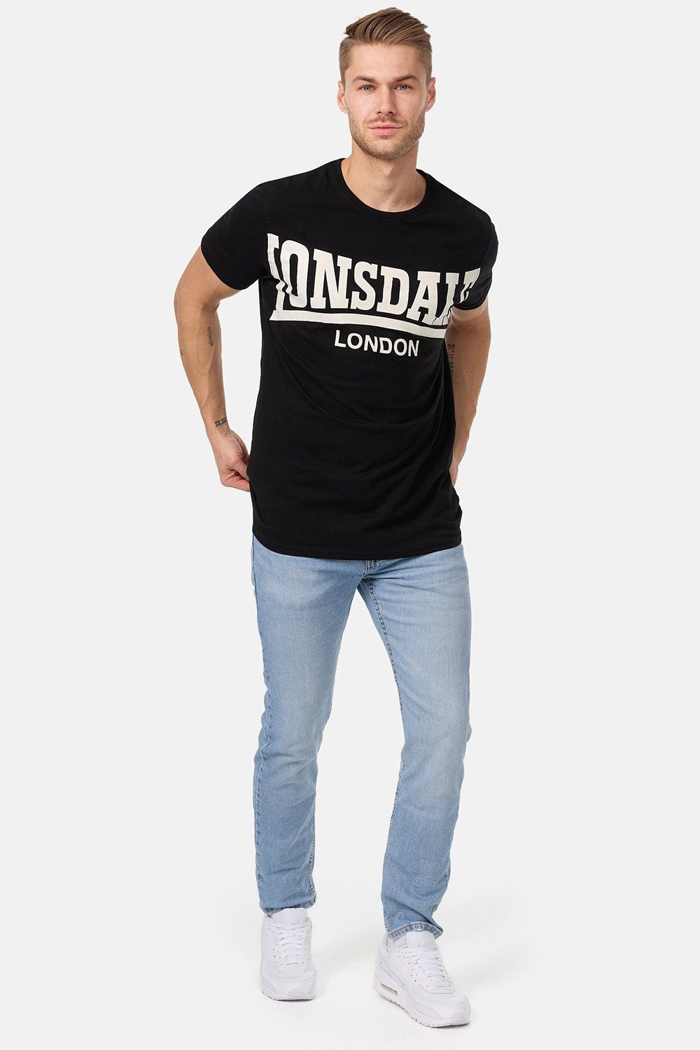 Black T-Shirt YORK Lonsdale