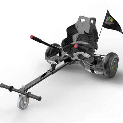 HITWAY Balance Scooter Kart »6,5" Hoverboard mit Bluetooth,LED-Leuchten,350W *2 Motorbeleuchtung«, Self Balance Elektroscooter + Hoverkart,Elektroroller mit Hoversitz