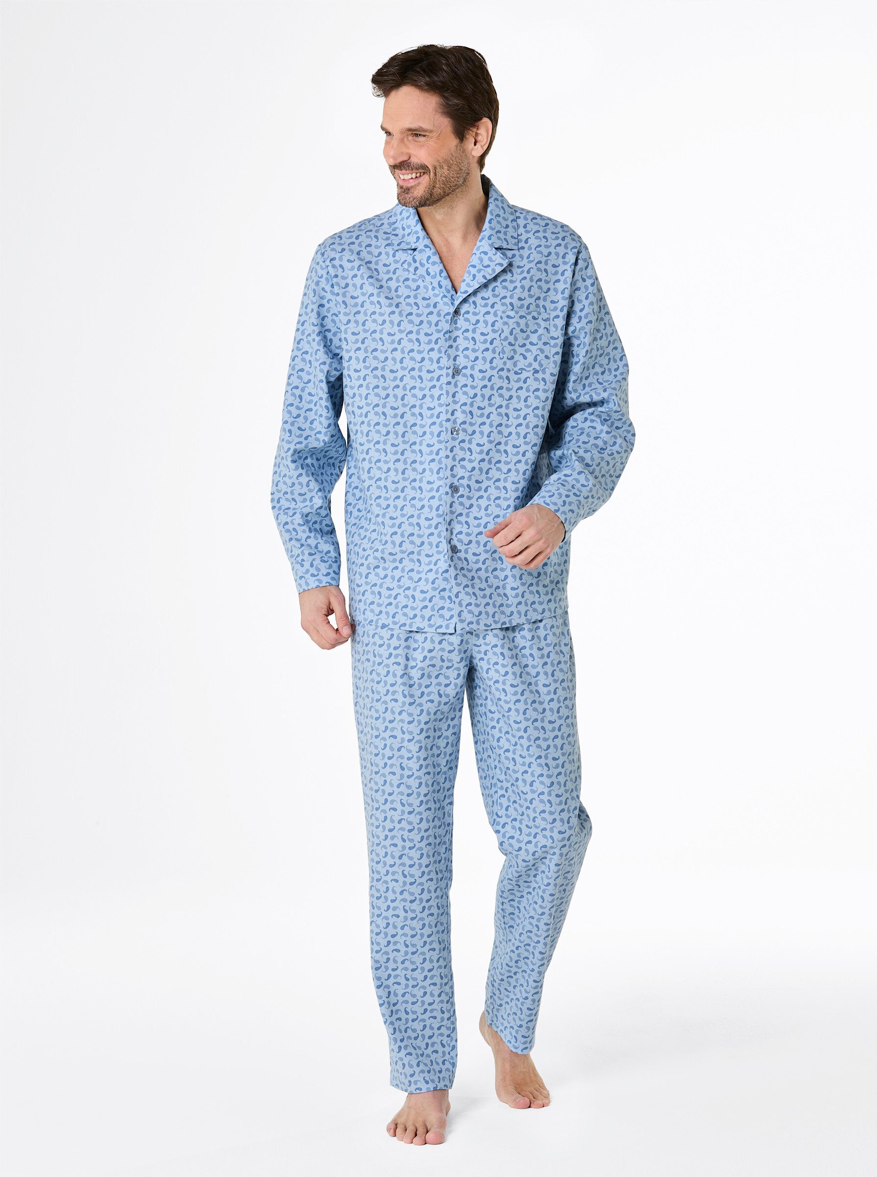Witt Schlafanzug Pyjama Langarm