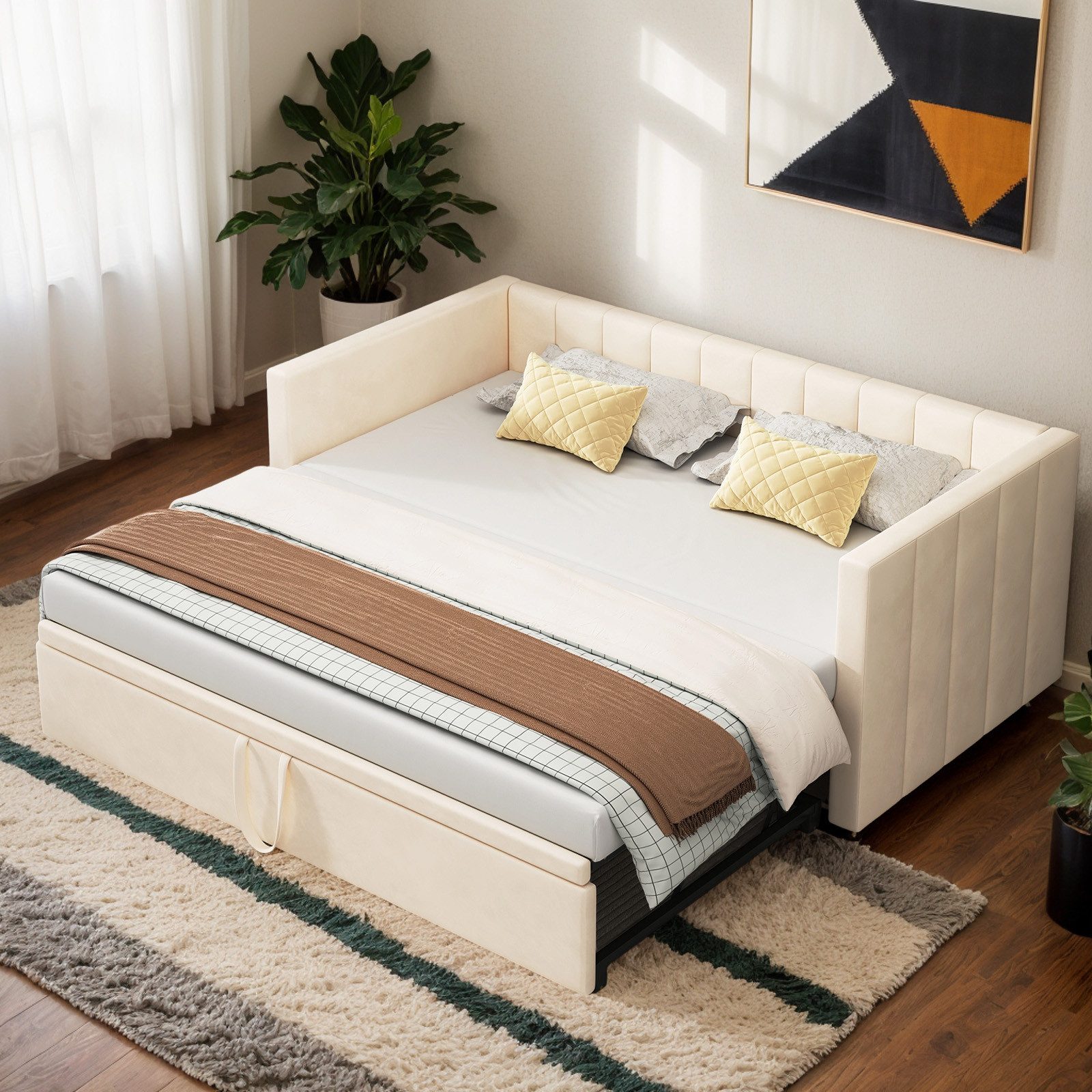 OKWISH Schlafsofa Polsterbett Kinderbett Bett Funktionsbett günstig online kaufen