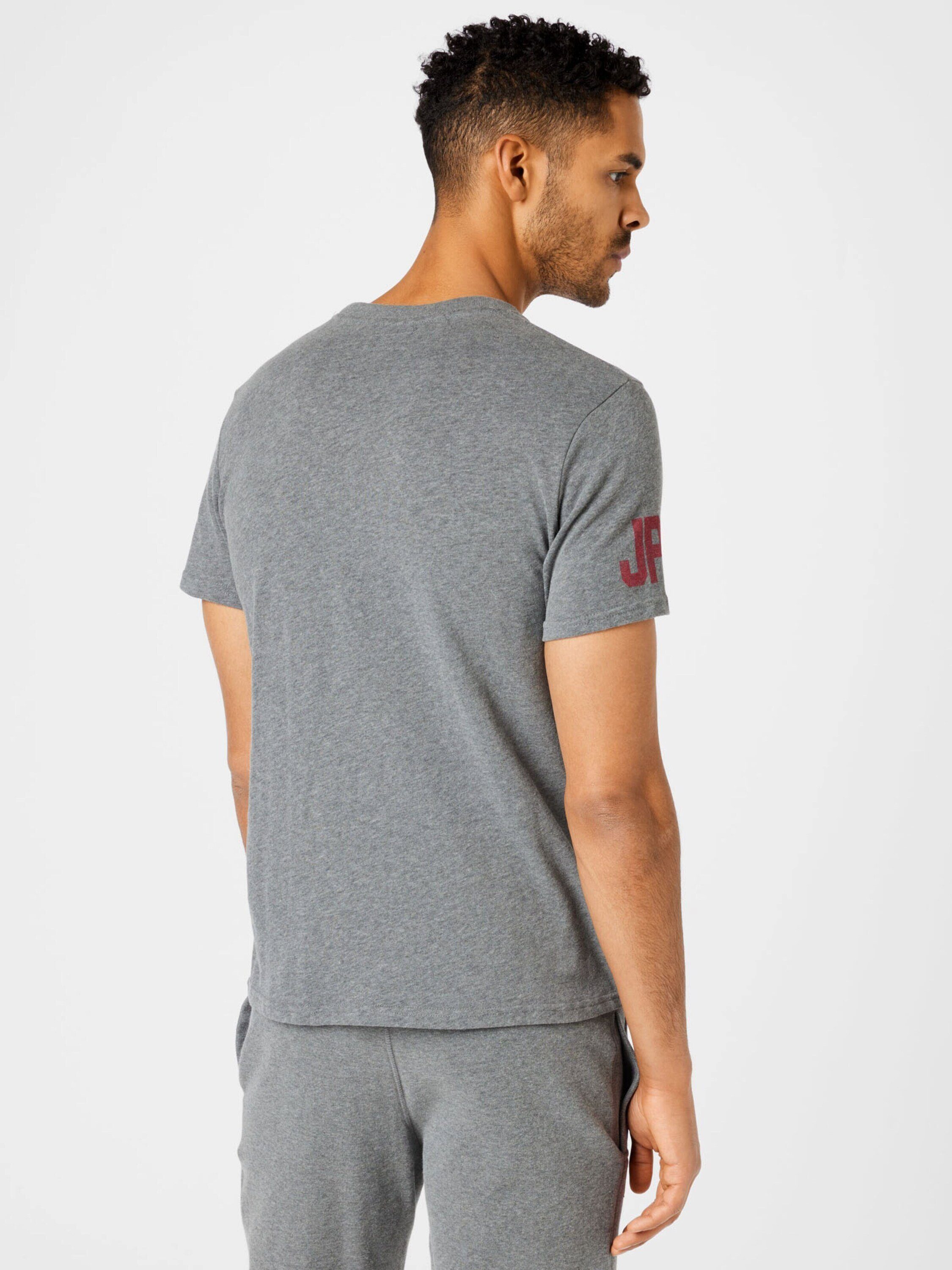 Superdry T-Shirt Meliert Grau (1-tlg)