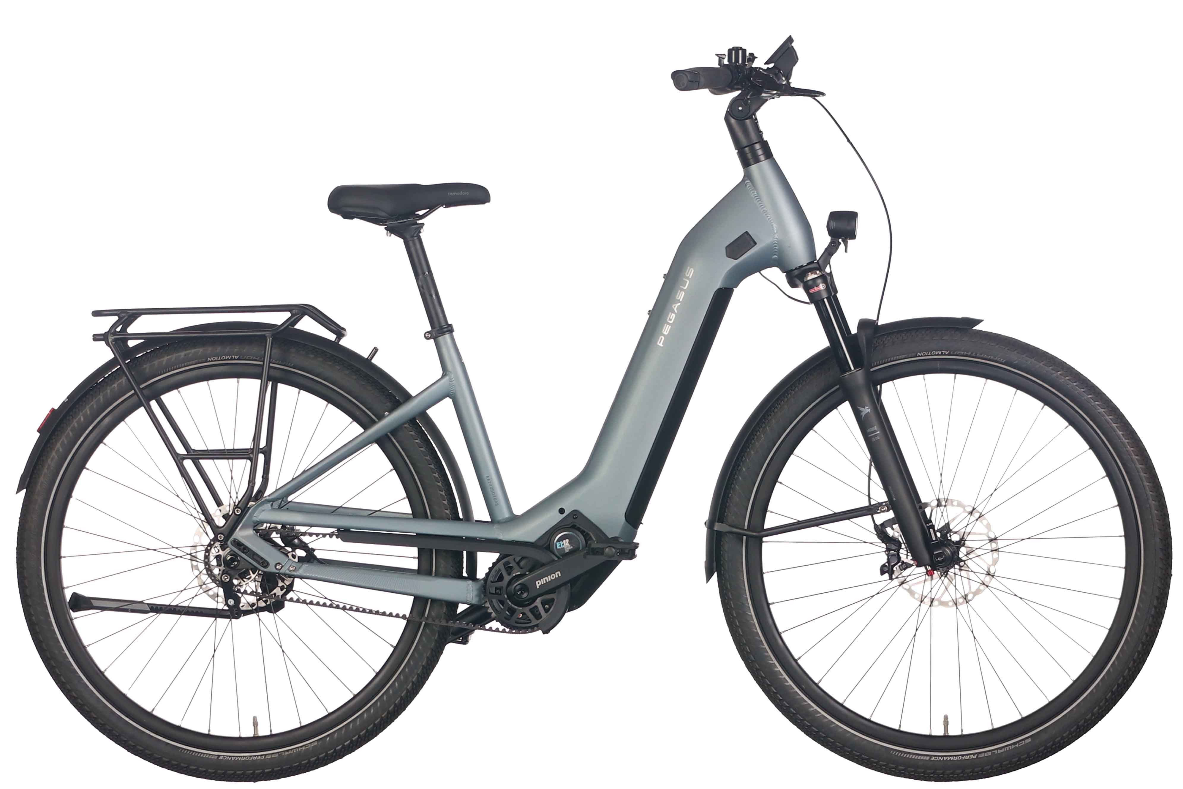 Pegasus E-Bike Pegasus Estremo EVO 12 lite 700 Wh Damen grau 2025, 12 Gang, Getriebeschaltung, Pinion MGU E1.12, 700 Wh