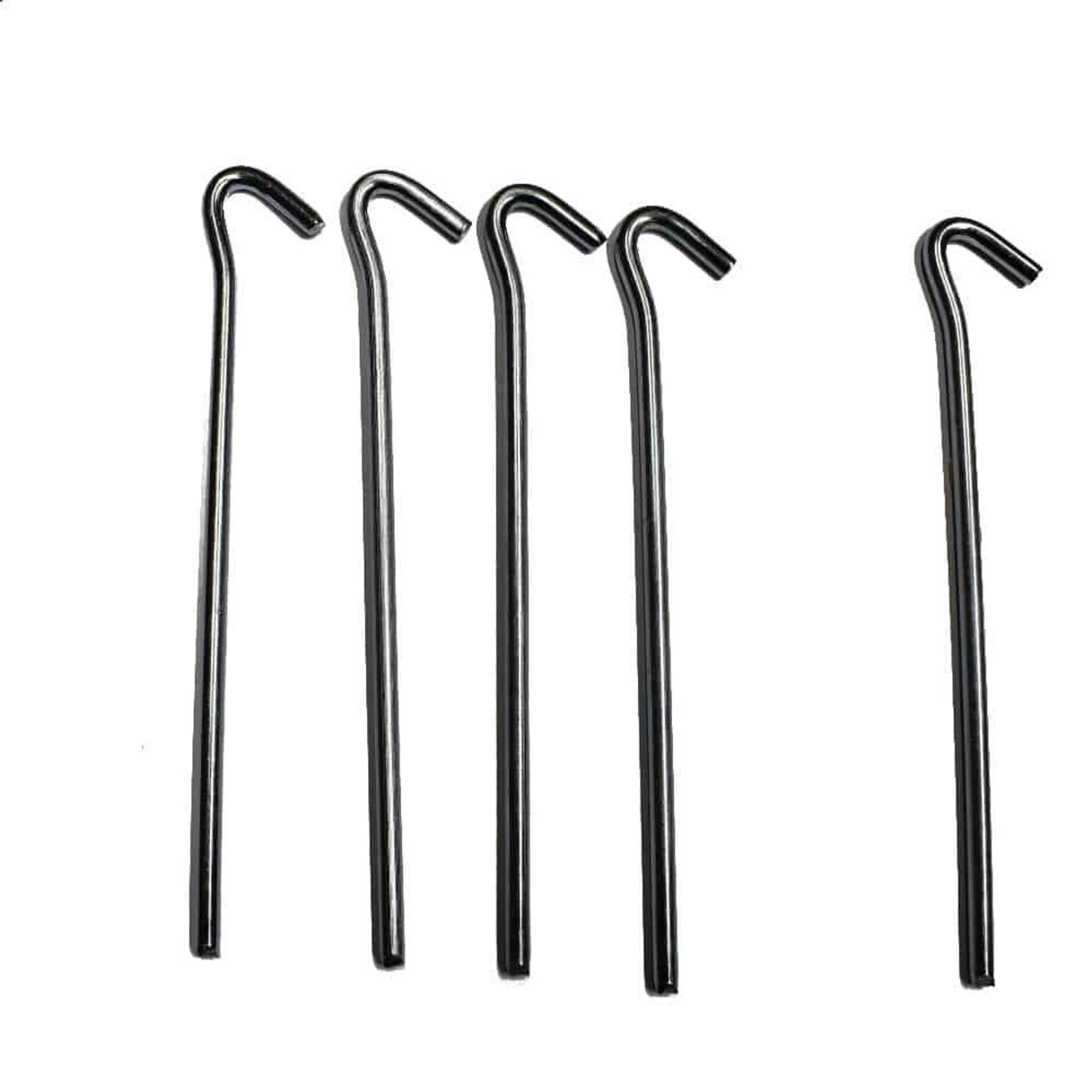 Boni-Shop Zelthering Zeltpflöcke, 5er Set, Dreikant, 30 cm, verzinkt