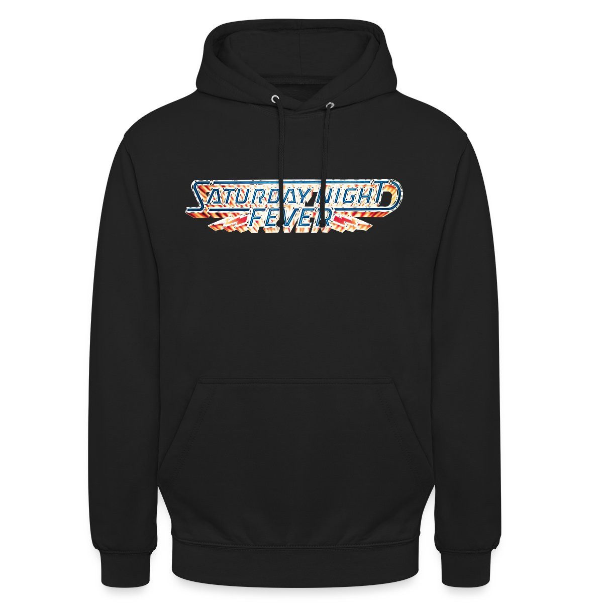 Hoodie Saturday Night Fever Film-Logo Mit Blitzen Unisex Hoodie