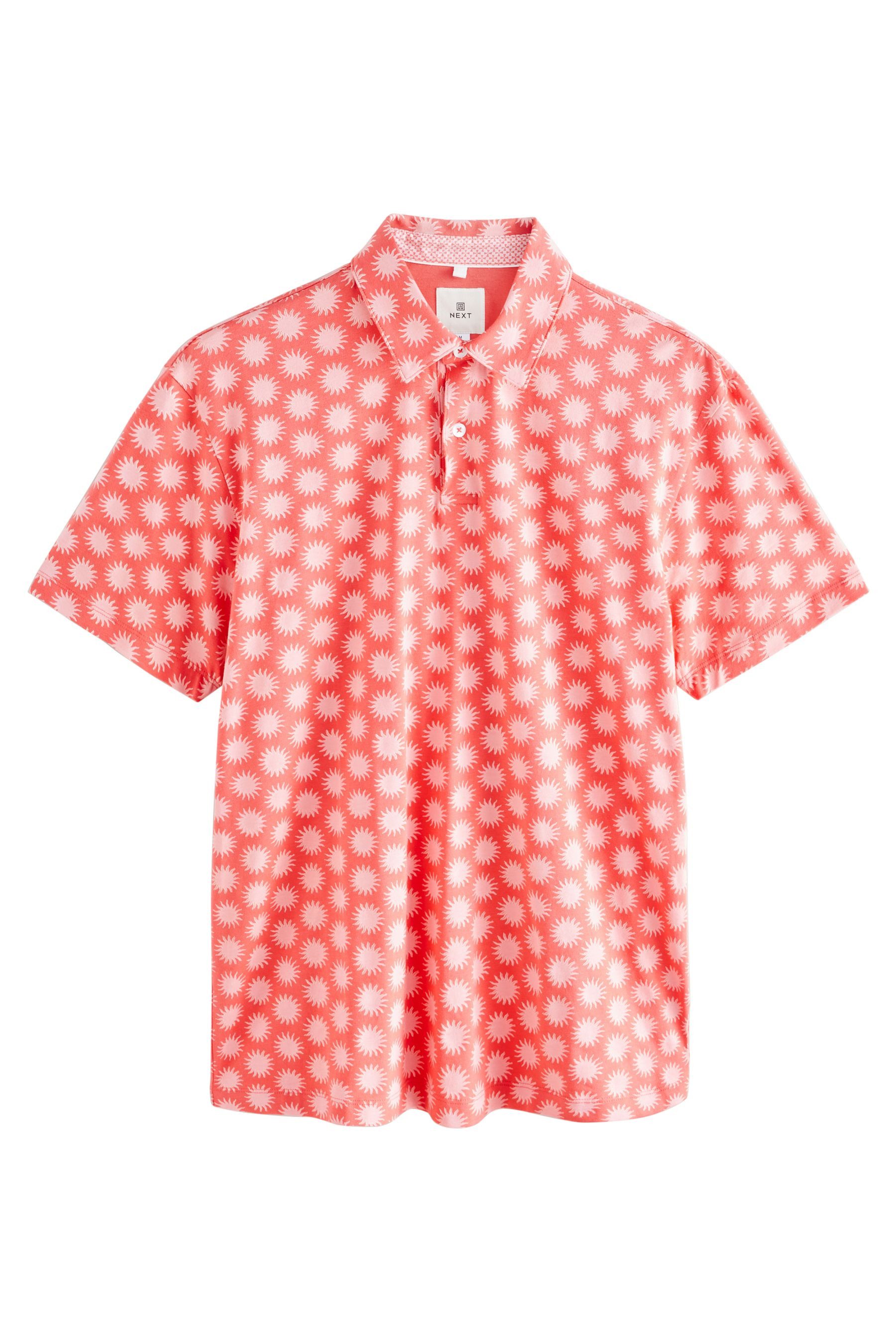 Next Poloshirt Polo-Shirt mit Geoprint (1-tlg) günstig online kaufen
