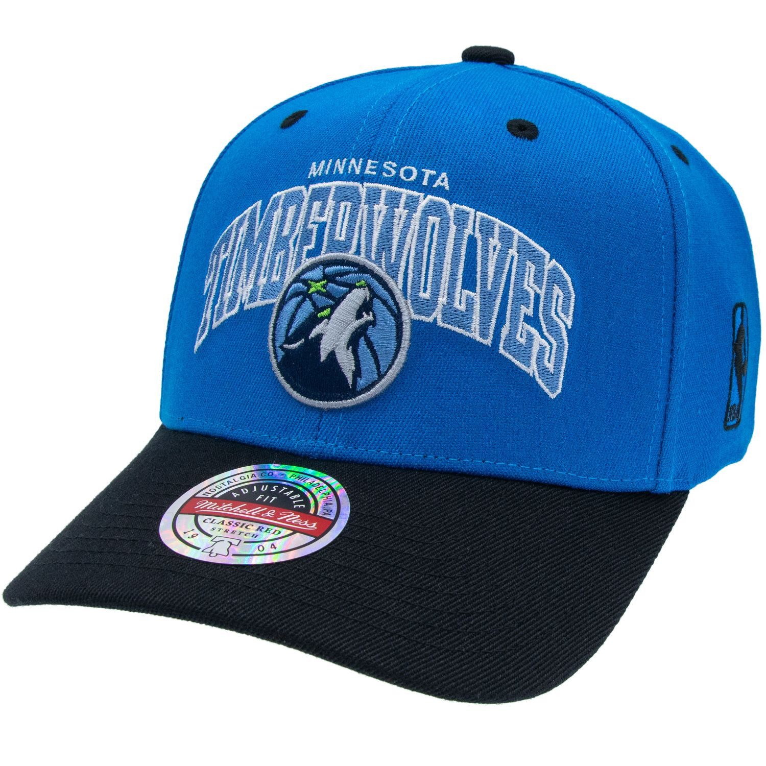 Mitchell & Ness Snapback Cap Stretch Classic Red Minnesota Timberwolves