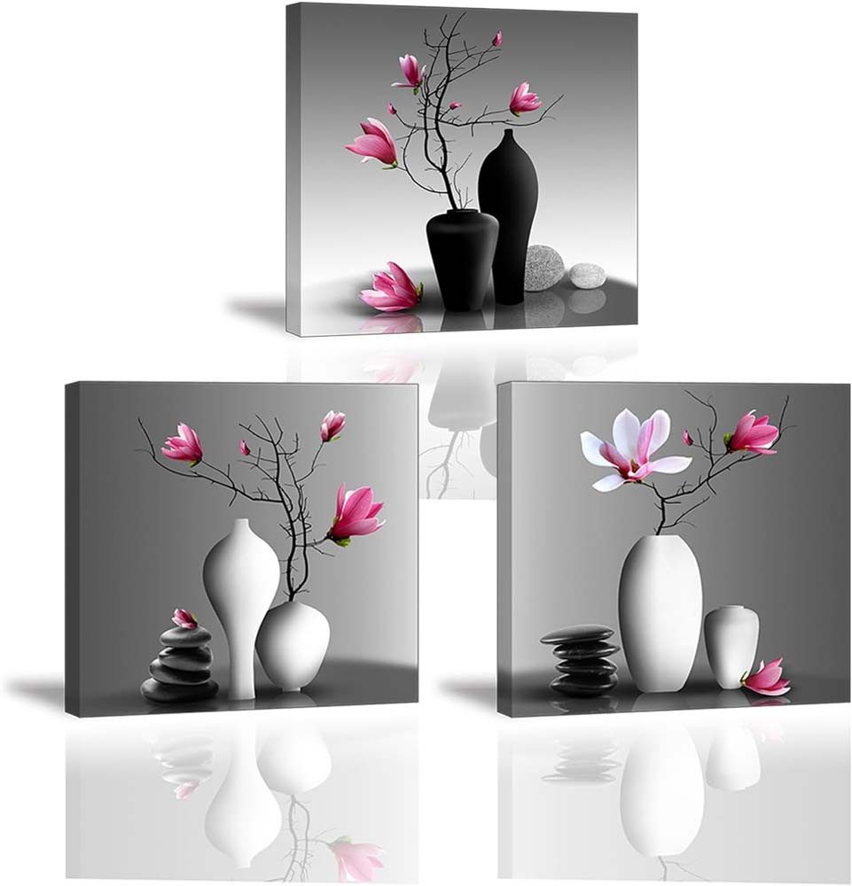trends for living Wandbild Wandbild 3er Set Orchidee 30x30 cm ohne Rahmen f günstig online kaufen