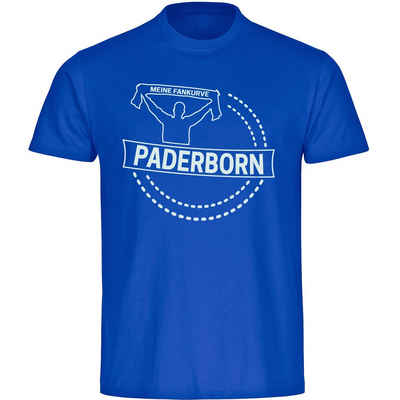multifanshop T-Shirt Herren Paderborn - Meine Fankurve - Männer