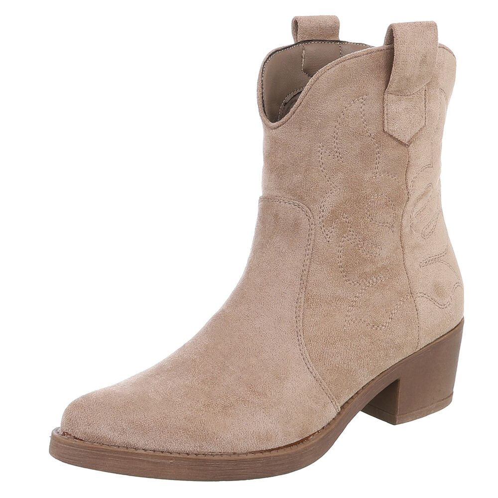 Ital-Design Elegante Cowboy-Stiefel aus Kunstleder mit günstig online kaufen