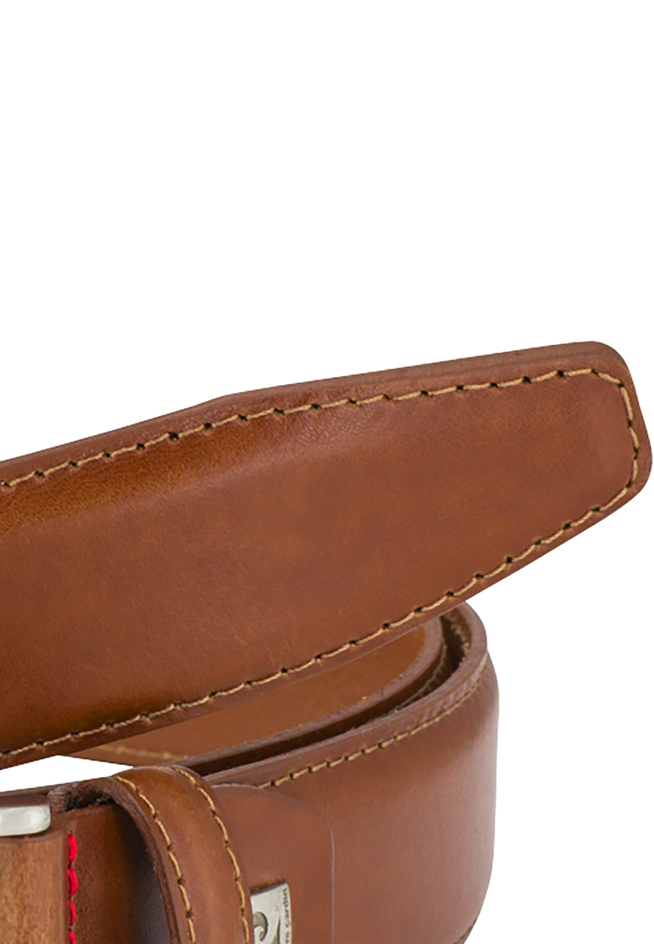 Pierre Cardin Ledergürtel Basic (1-St) Ledergürtel - Hochwertige Verarbeitung, Weiches Leder mit Ziernaht