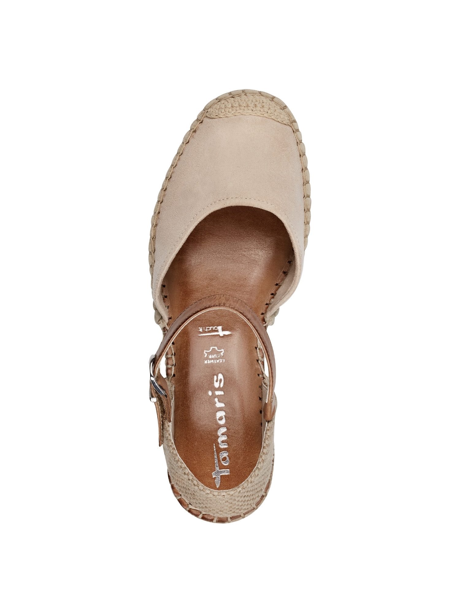 Tamaris ANTIslide, TOUCH-IT mit Absatz Keilabsatz Espadrille ANTIslide