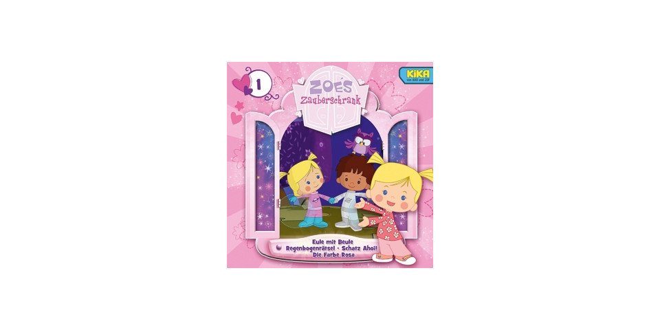 Hörspiel-CD Zoes Zauberschrank - Eule, Regenbogenrätsel, Schatz Ahoi, Farbe Ros...