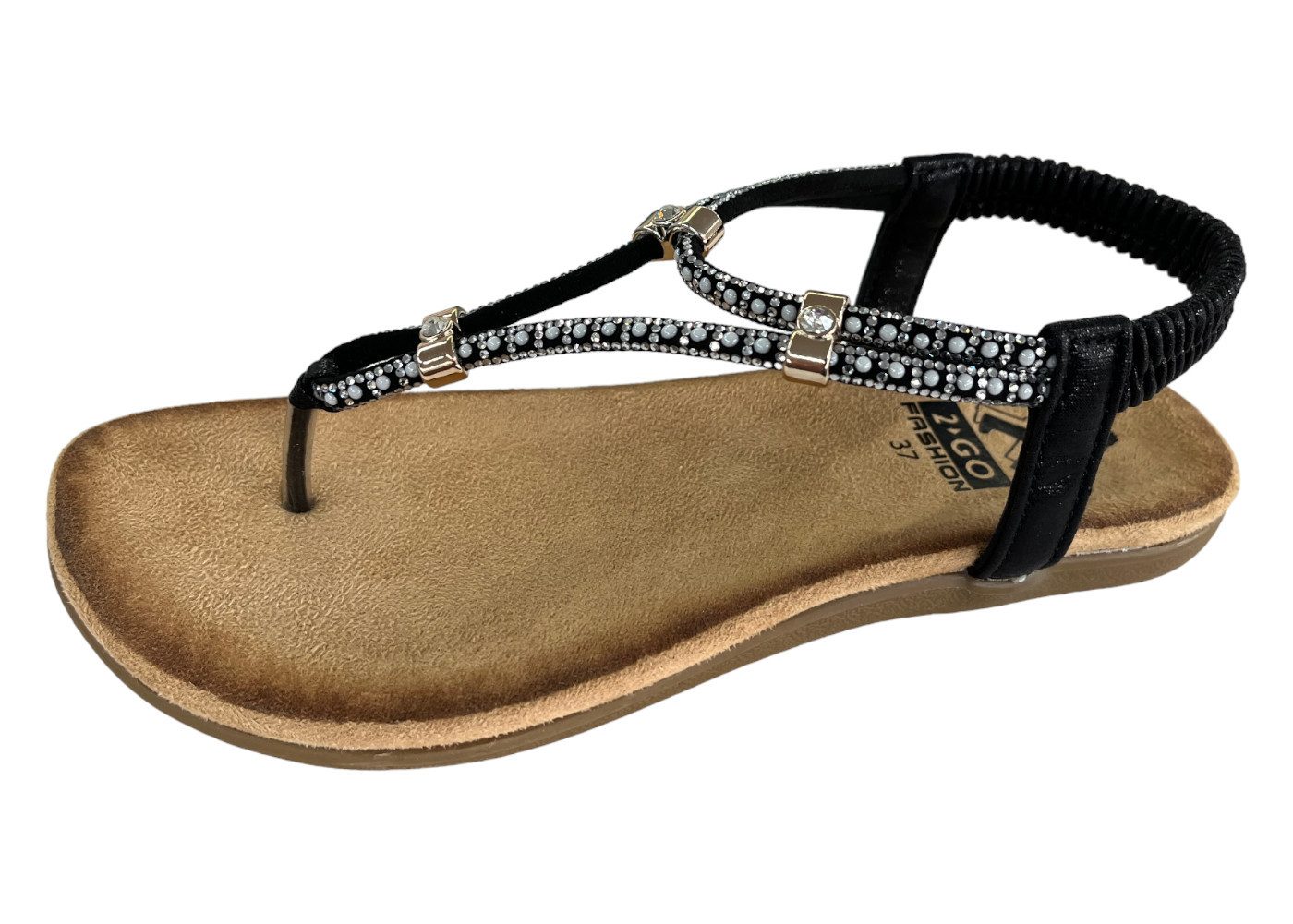 Mustang Shoes Mustang Damen Zehensandale 8018-811-009 schwarz Sandale