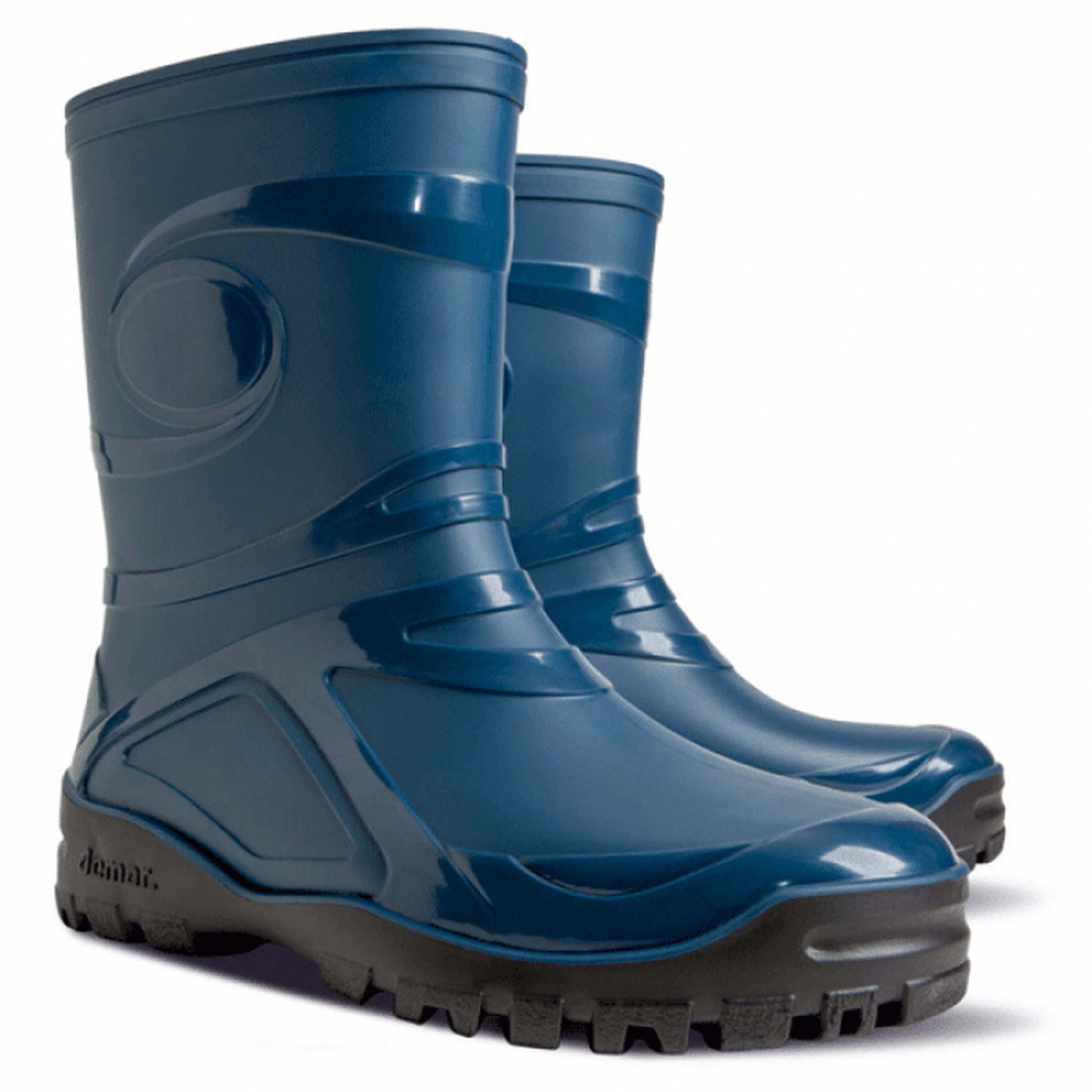 Demar DEMAR Young 2 Jugend Gummistiefel Regensteifel Gartenstiefel Navyblau Gummistiefel