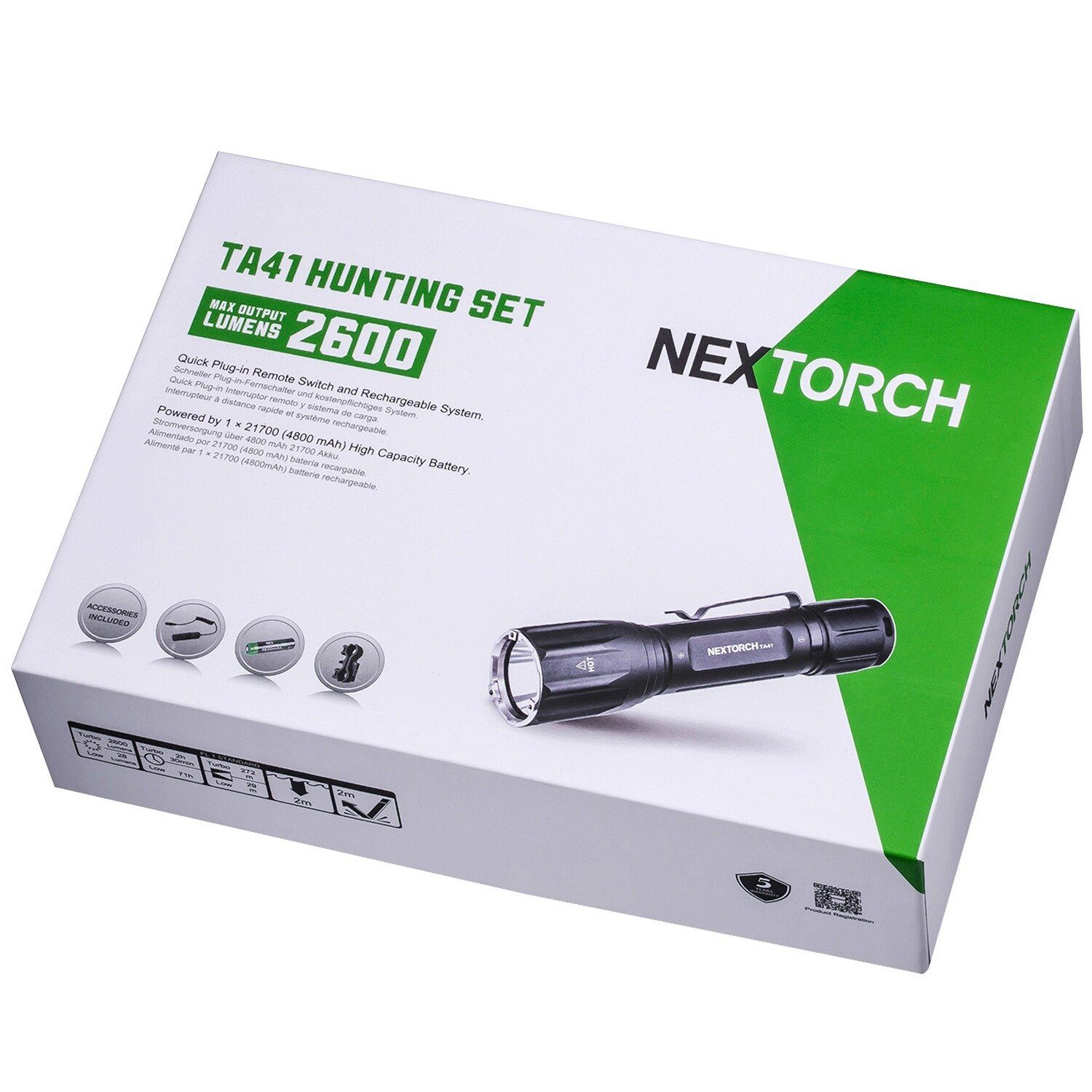 Nextorch Set Lampe Nextorch TA41 Taschenlampe