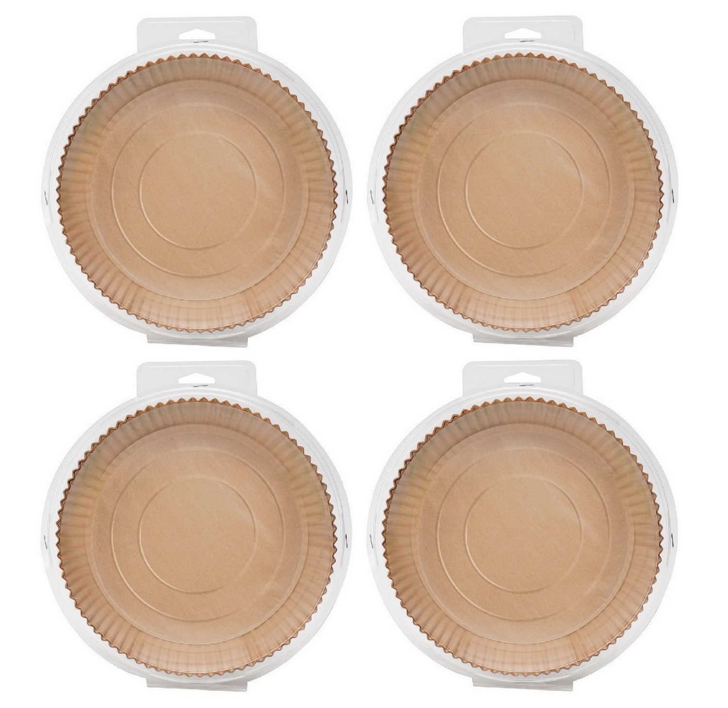 Michelino Backpapier Back-Papier für Airfryer Heißluftfritteuse Backofen Mikrowelle, mit Antihaftbeschichtung Ø 20 cm