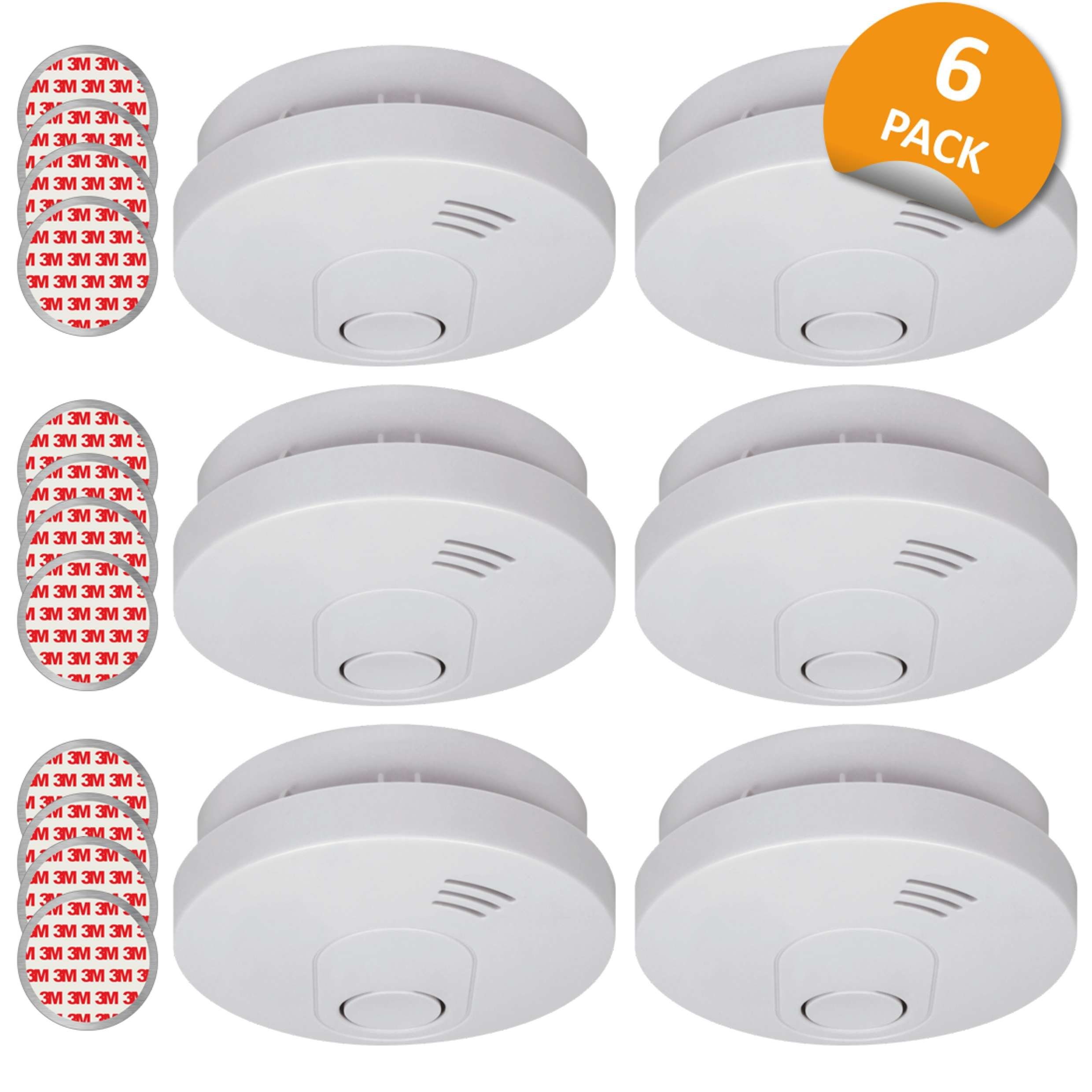 Elro FS151061M Rauchmelder (mit Magnetklebe Kit und 10 Jahres Batterie)