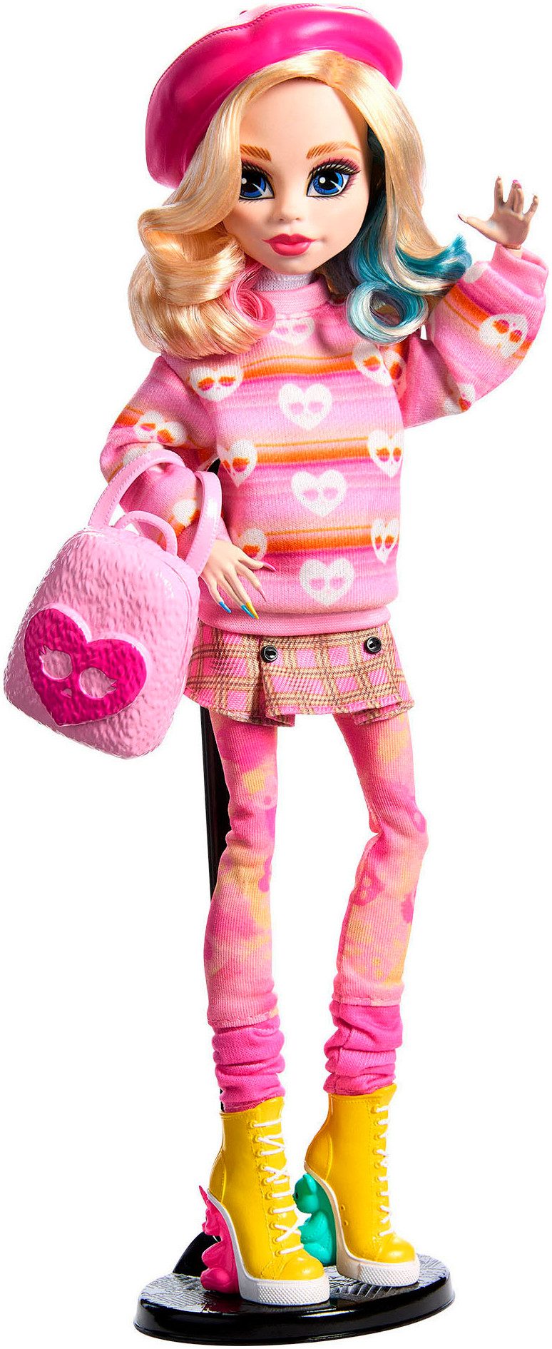 MonsterHigh™ Anziehpuppe Wednesday, Enid Sinclair in pink mit Accessoires günstig online kaufen