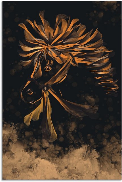 Artland Wandbild »Liebliches Pony Pop-Art-Stil«, Animal Fantasy (1 Stück), in vielen Größen & Produktarten - Alubild / Outdoorbild für den Außenbereich, Leinwandbild, Poster, Wandaufkleber / Wandtattoo auch für Badezimmer geeignet-Otto