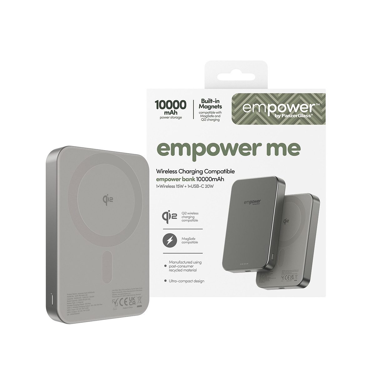 empower by PanzerGlass empower Bank 10000 mAh Powerbank empower Bank 10000mAh Space Black