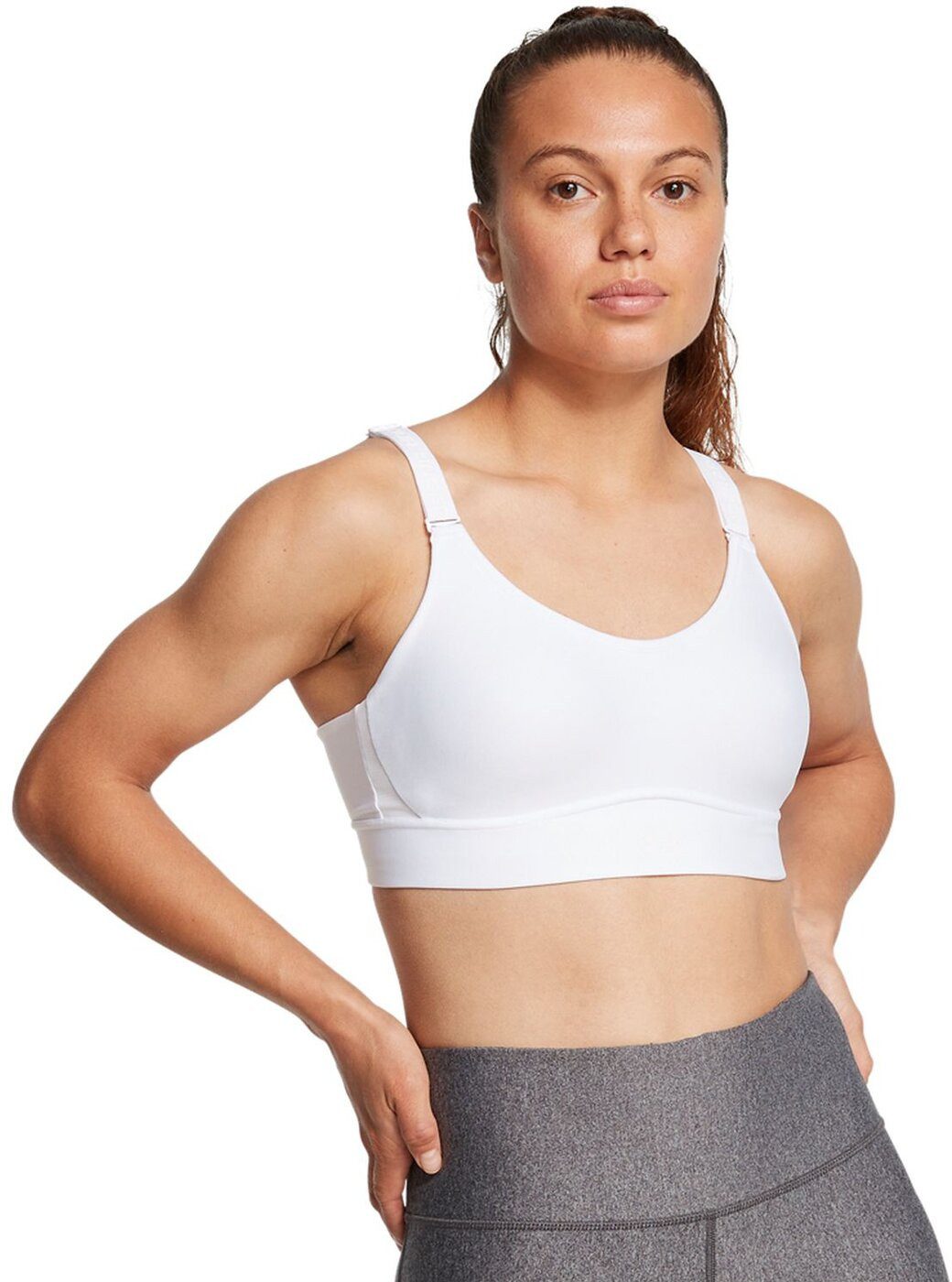 Under Armour® Sport-BH UA INFINITY MID 2.0 BRA WHITE – Bild 3 von 5
