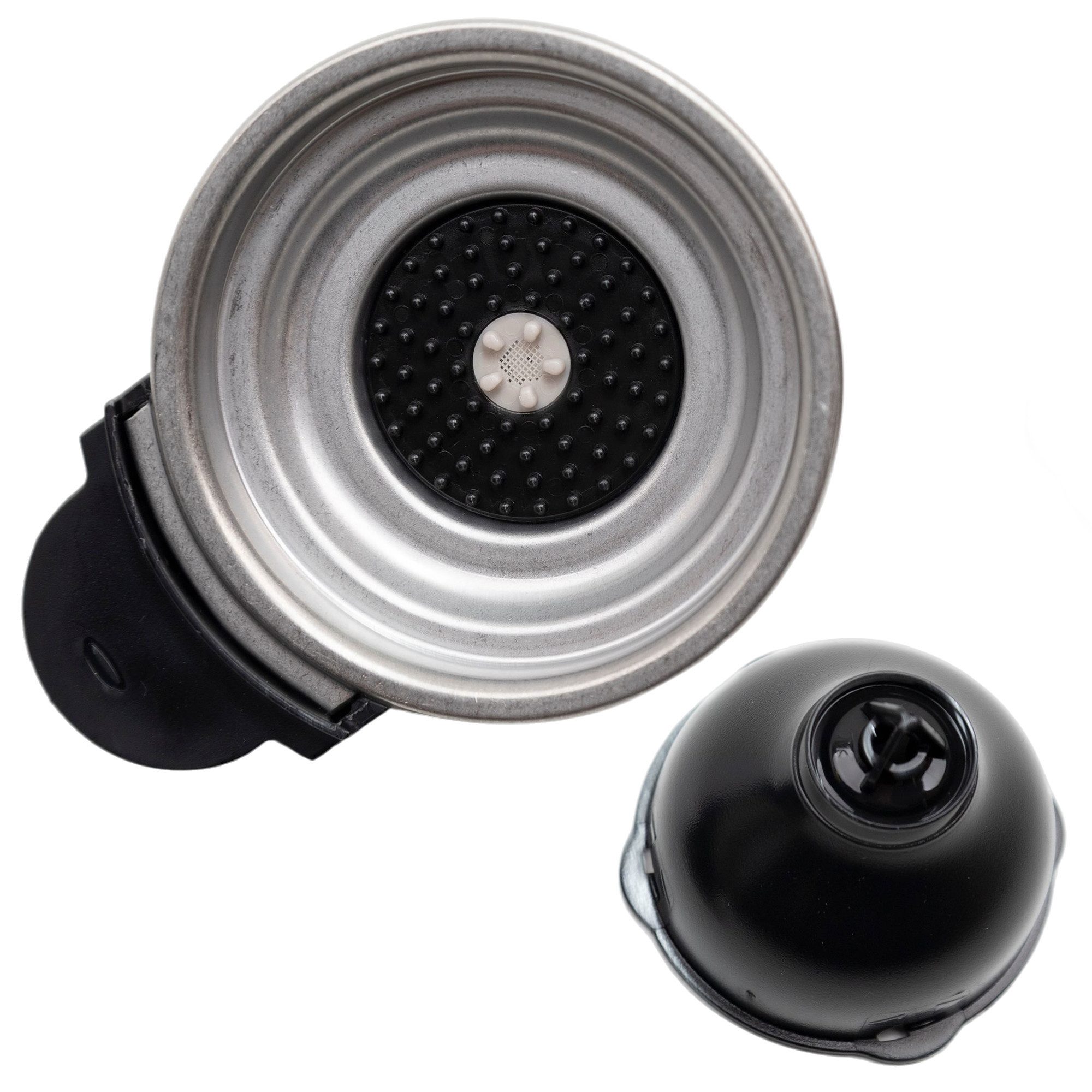 Philips Wiederbefüllbare Espresso-Kapsel 422225969591 Padhalter Kaffeepadhalter einfach, Kunststoff / Metall, Zubehör für Kaffeemaschine, Senseo Switch