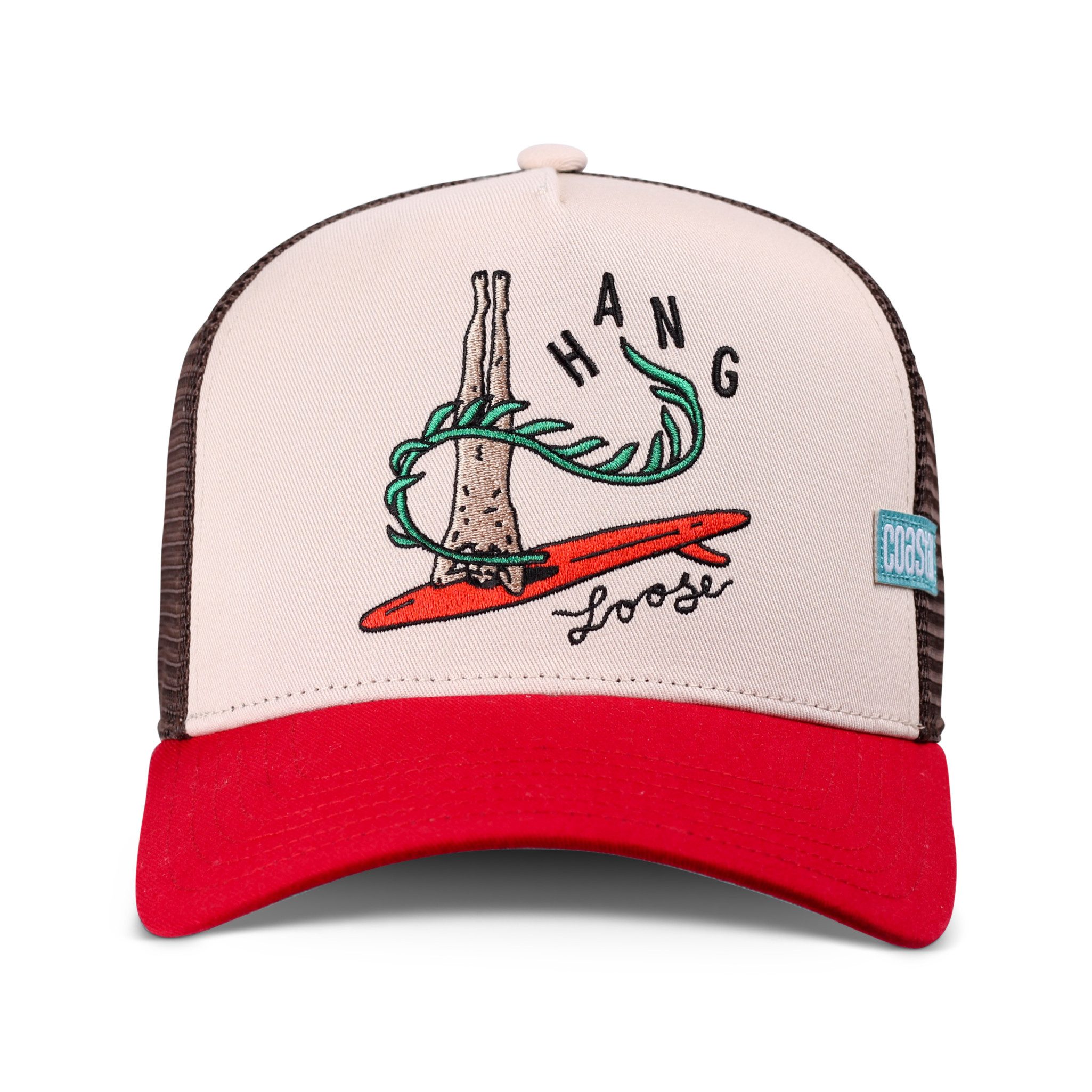 Trucker Cap Coastal HFT HangLoose Trucker Cap Creme/Red