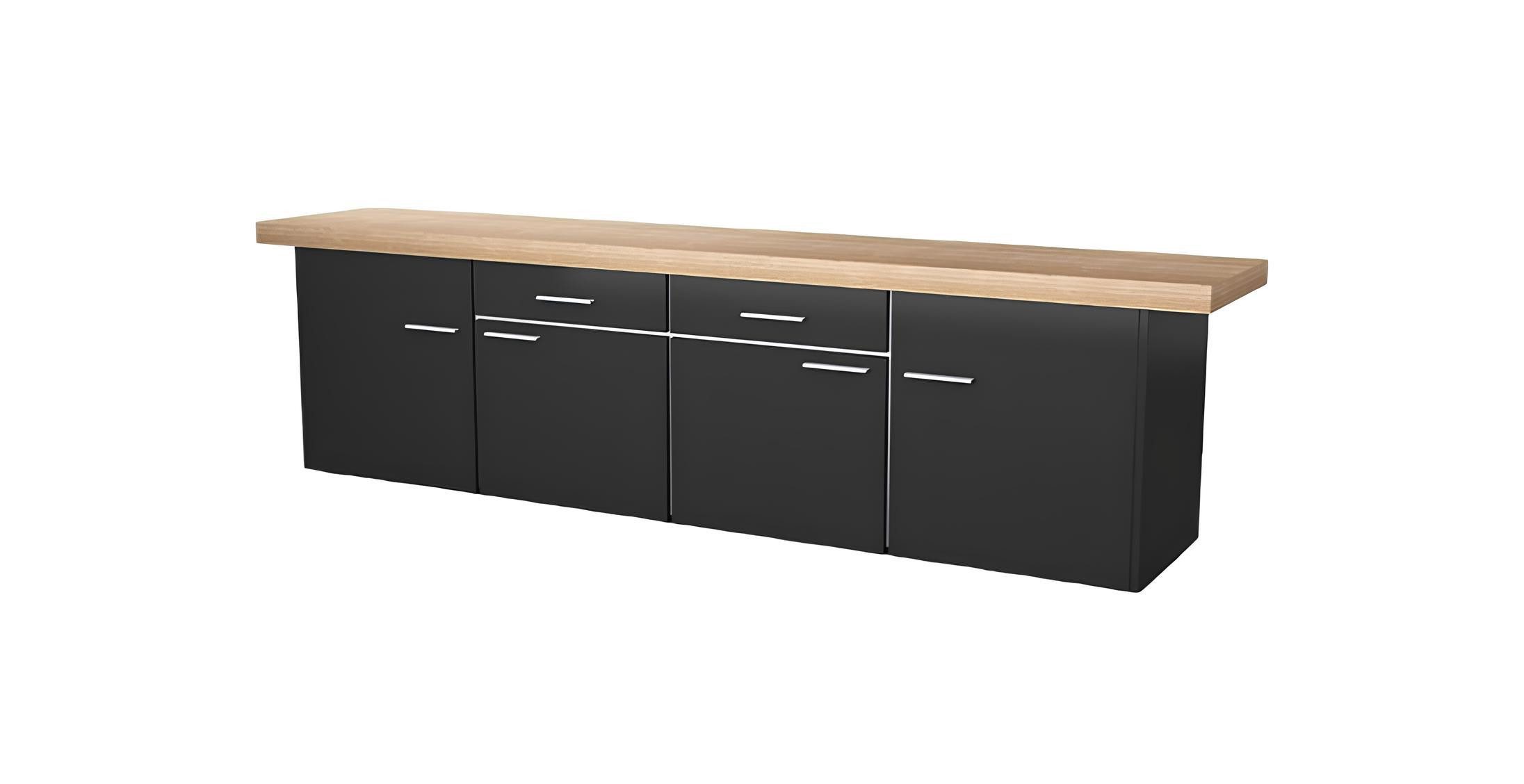 Xlmoebel Sideboard Schrank-Kommode Buffetmöbel 300cm Stauraumschrank - Möbel Schrank (Sideboard), Hergestellt in Europa
