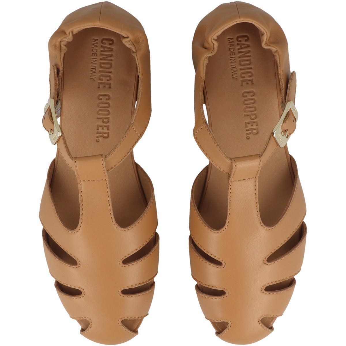 Candice Cooper DANDY T-BAR Damen Sandale Sandaletten, Sommerschuhe, Badeschuhe, Riemchen, Schlappen