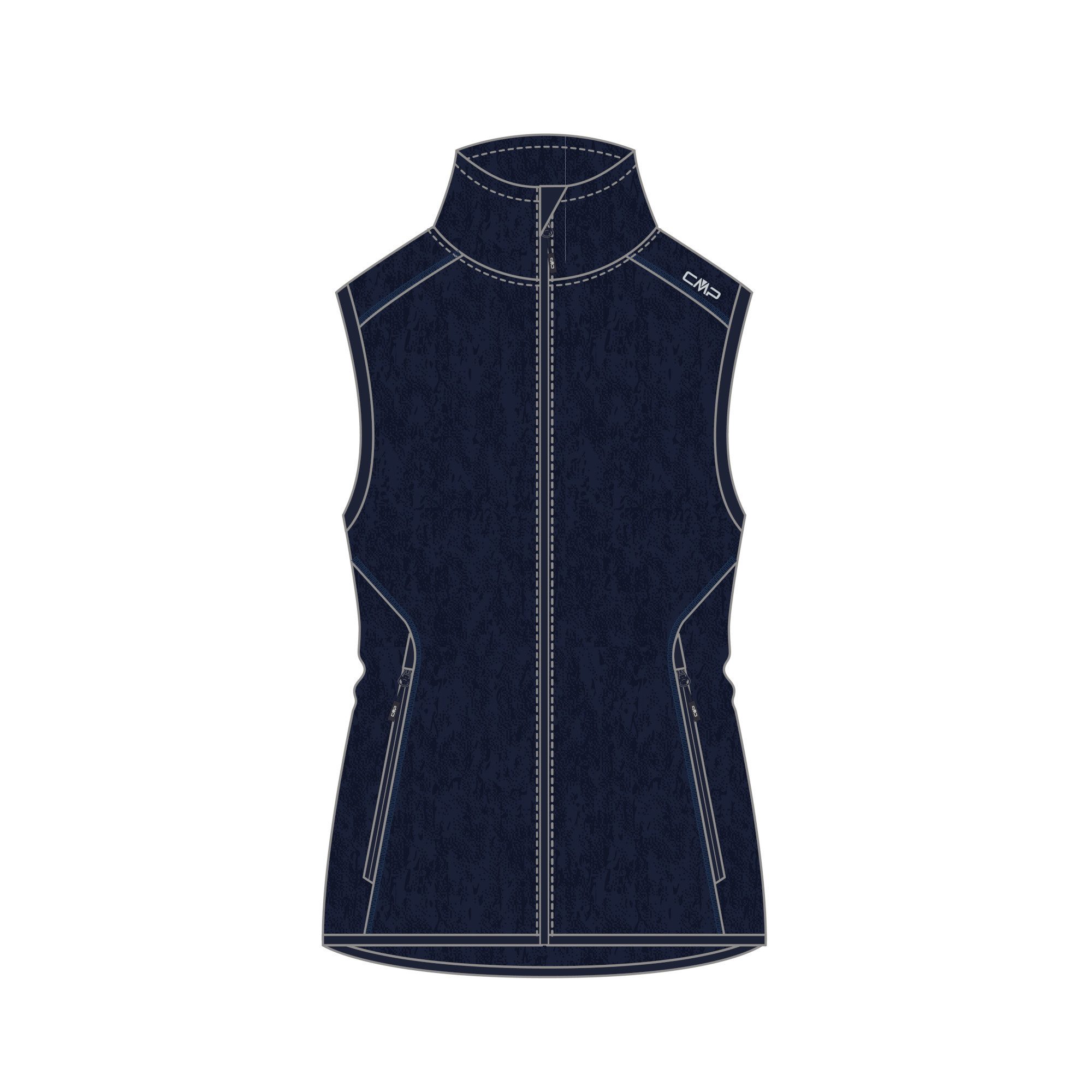 Funktionsweste CMP Damen Weste Woman Fleece Vest 3H55766