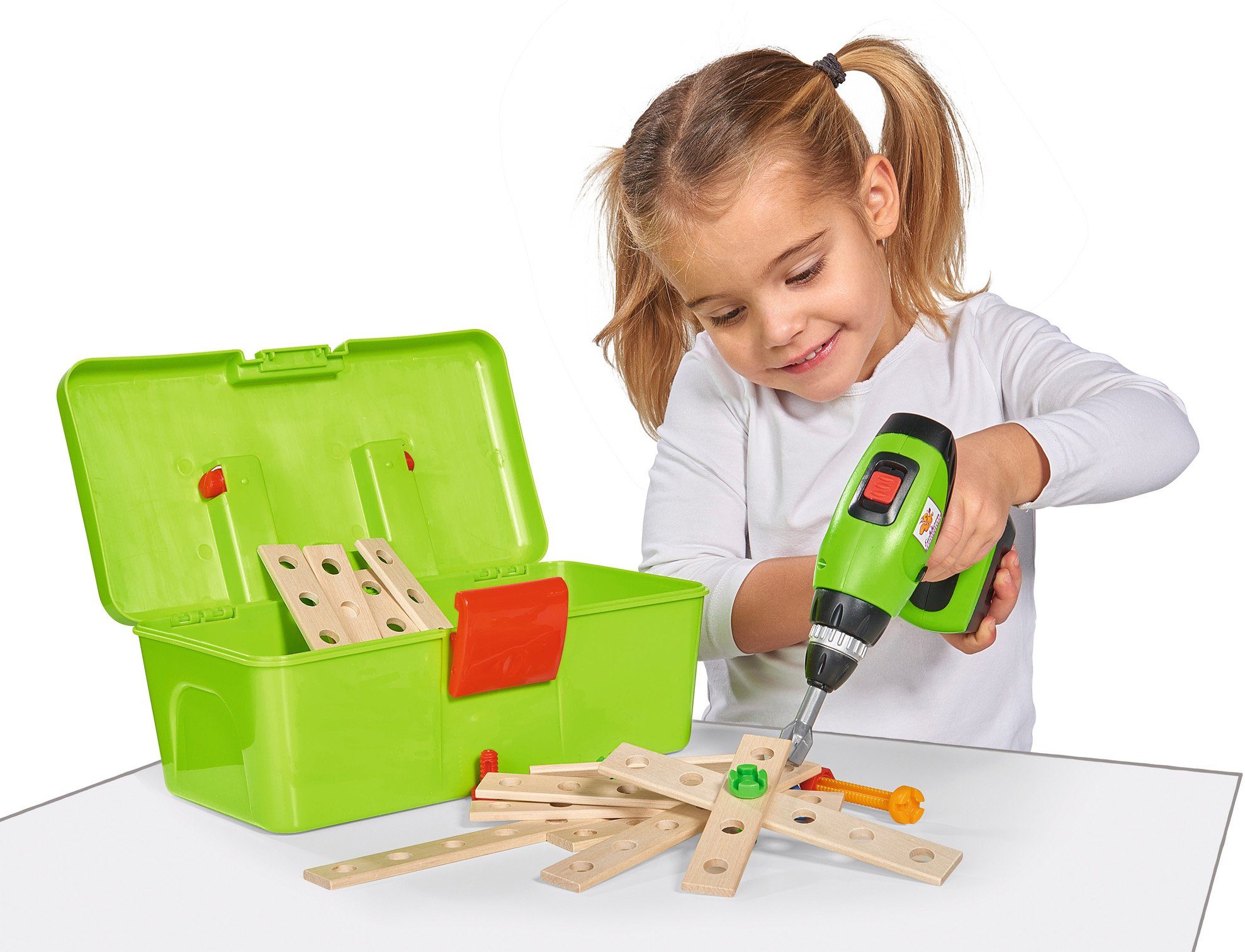 Eichhorn Constructor Werkzeugbox Konstruktionsspielsteine, (70 St), Made in Germany, FSC® - schützt Wald