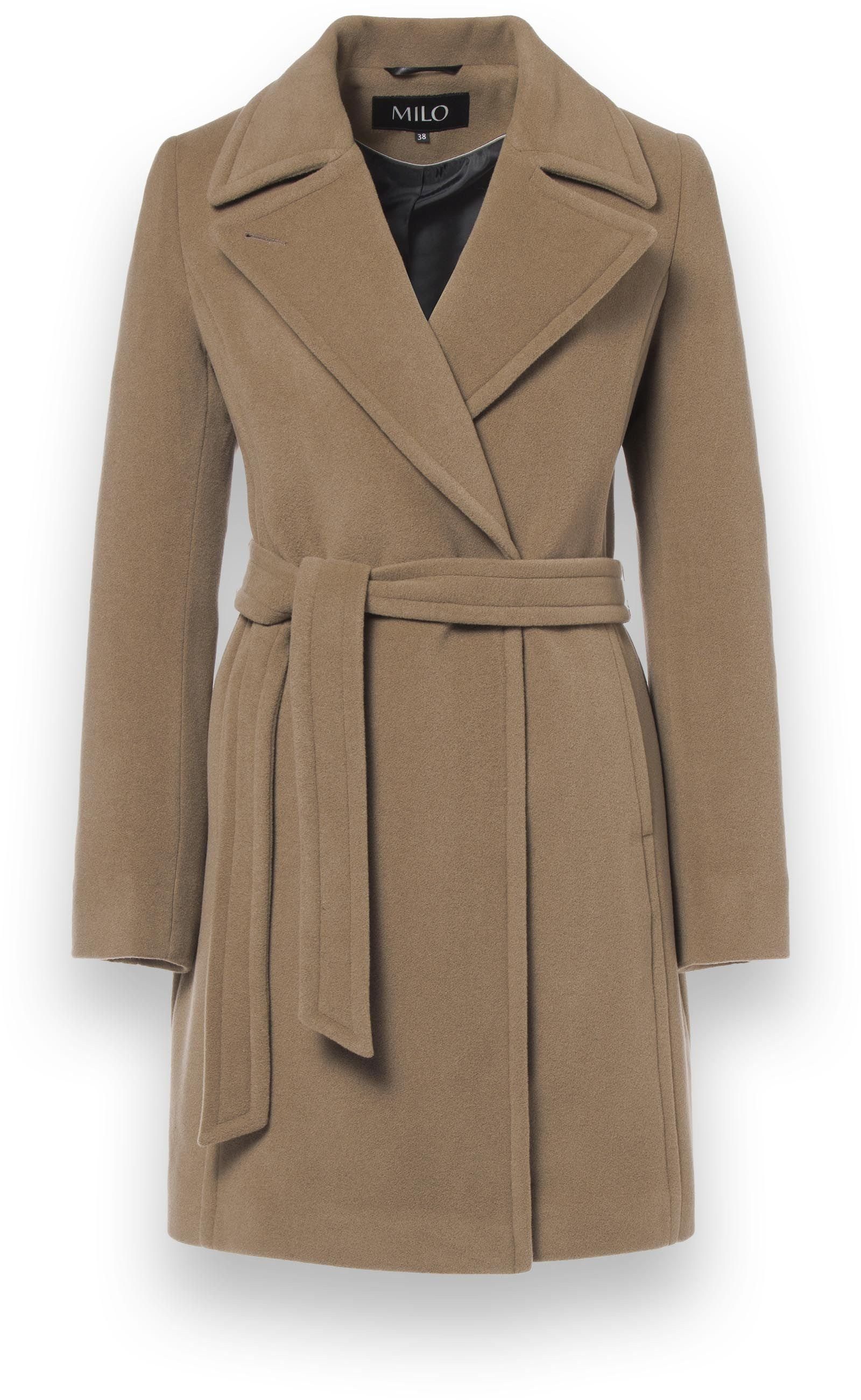 Milo Wintermantel Wanya (Wollmischung) taupebraun Damen