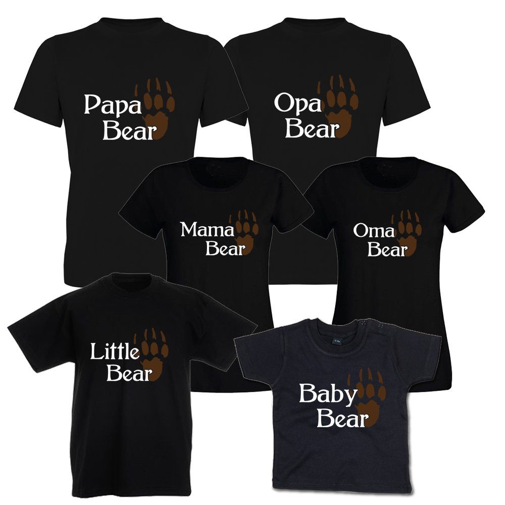 Ggraphics TShirt Familie Bear FamilienSet zum selbst zusammenstellen