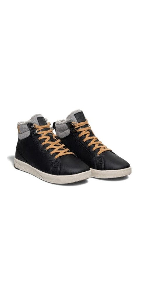 SAOLA Winterschuhe Bergen Warm (Leder, Fleecefutter) schwarz Herren Winterstiefel