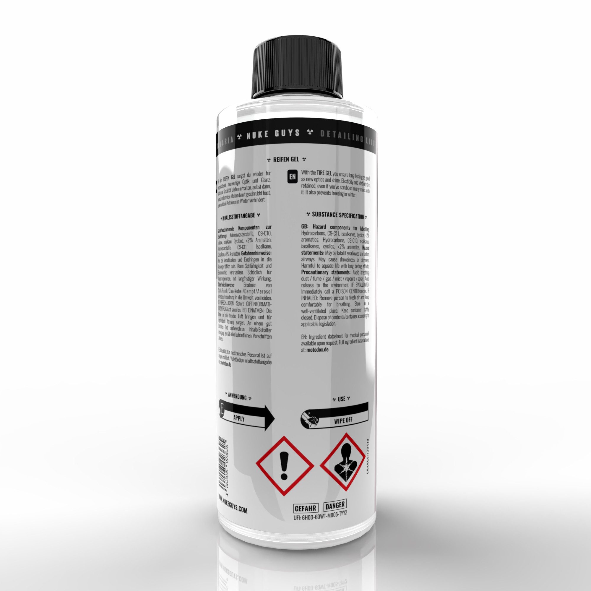 Nuke Guys Reifengel, 500 ml Reifenpflege, Auto Reifenpflege - Reifenschwärzer - Reifenglanz