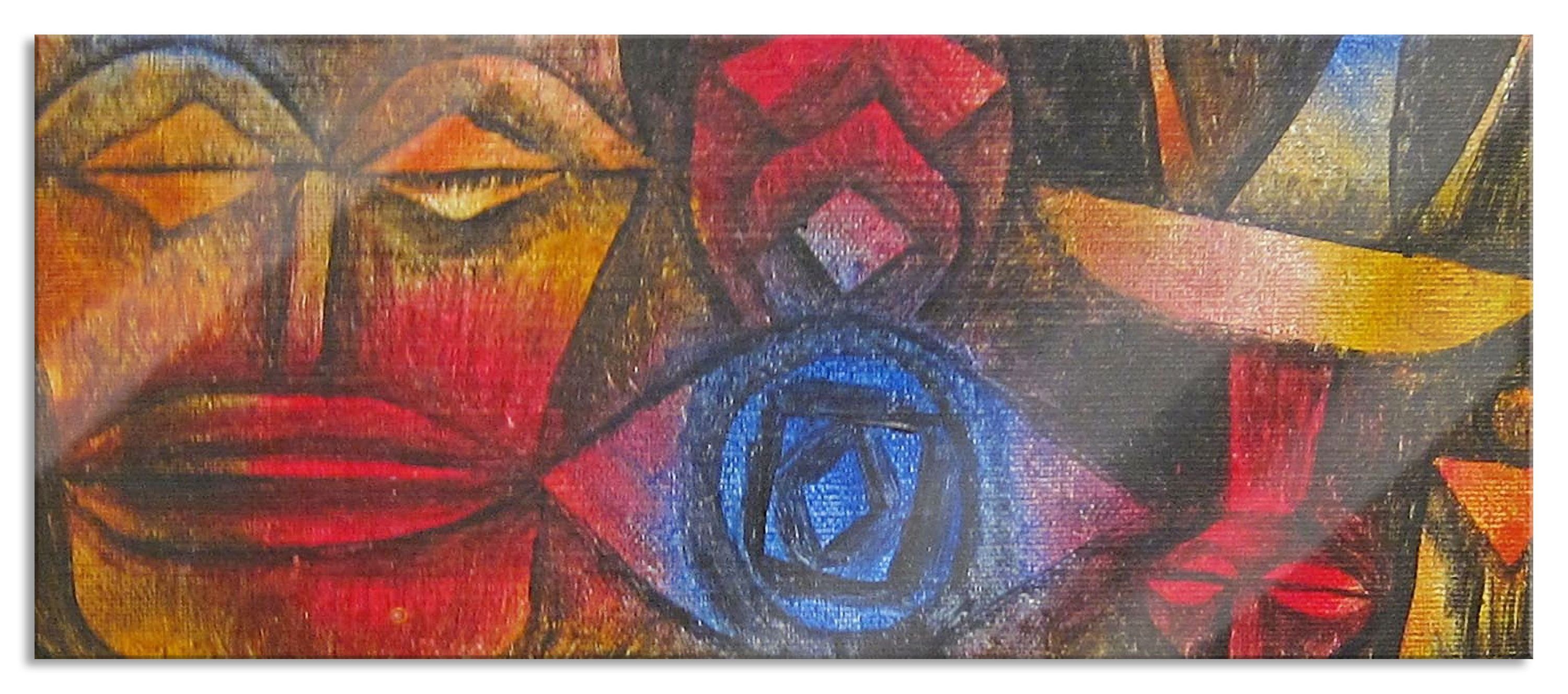 Pixxprint Glasbild Paul Klee - Südliche Gärten, Paul Klee - Südliche Gärten (1 St), Glasbild aus Echtglas, inkl. Aufhängungen und Abstandshalter | Bilder