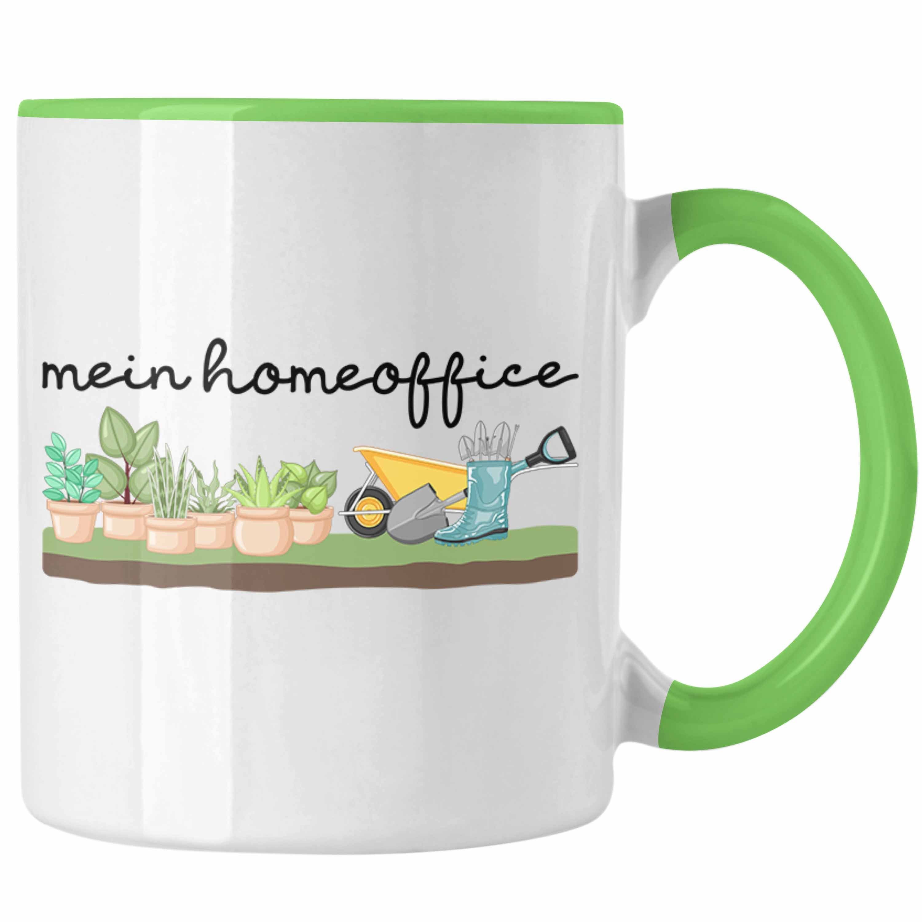 Geschenk Rentnerin Rentner Tasse Trendation Gärtner Hobbygärtner Trendation - Grün Homeoffice Mein Lustig Geschenkidee Tasse