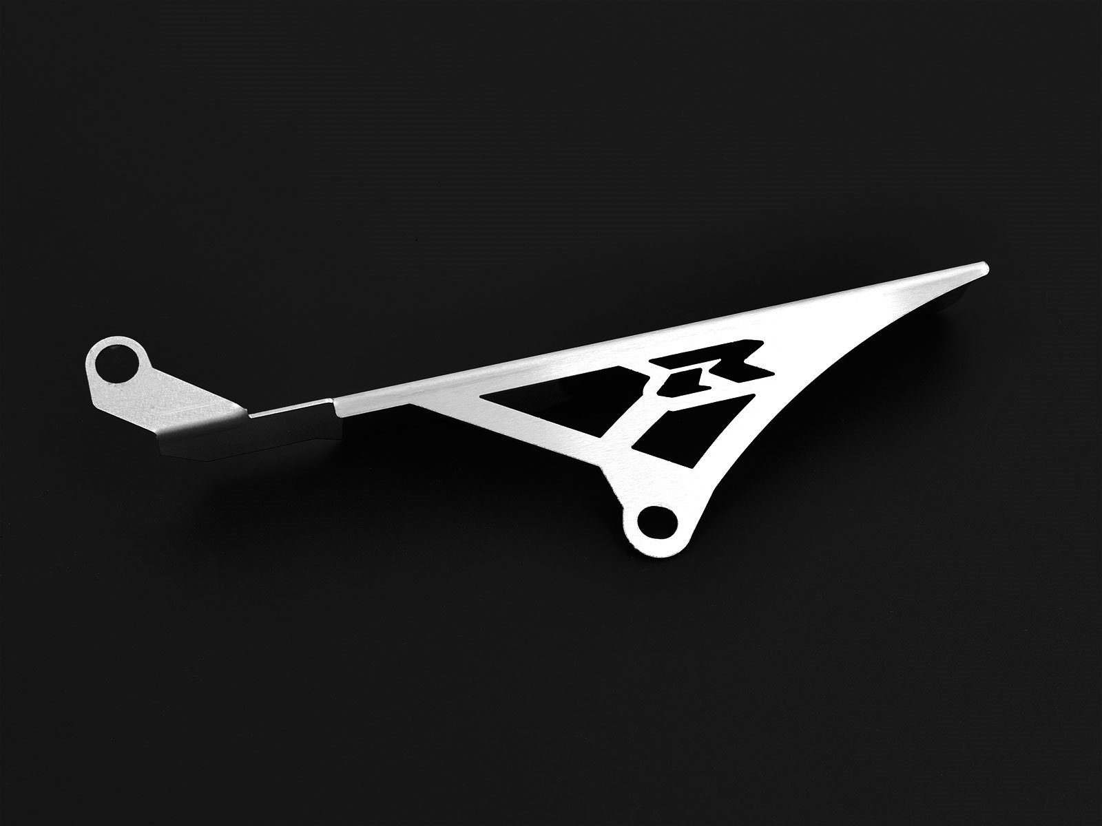 ZIEGER Kettenschutz Kettenschutz für Suzuki GSX-R 600 / GSX-R 750 BJ 2006-07 Logo silber