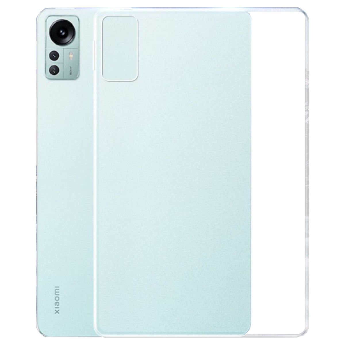 Wigento Tablet-Hülle »Für Xiaomi Mi Pad 5 Pro 12.4 2022 Transparent Tablet  Tasche Hülle Case TPU Silikon dünn«