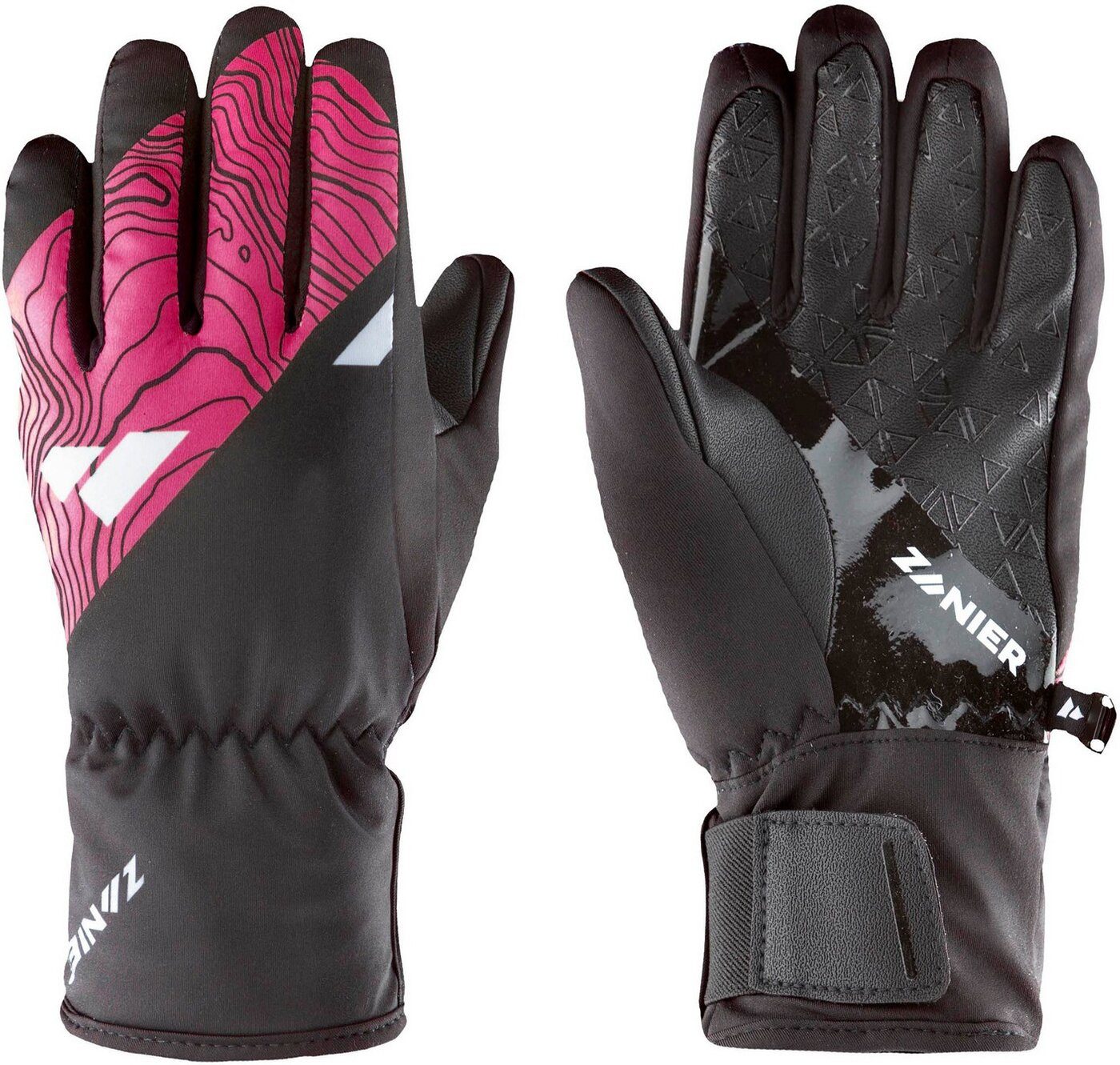 Skihandschuhe SILLIAN.STX FUCHSIA - SCHWARZ