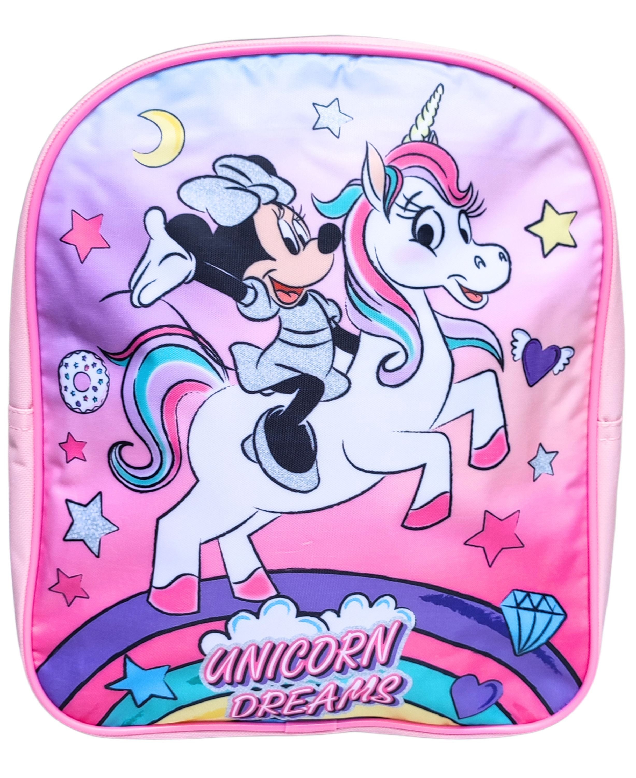 Disney Minnie Mouse Kindergartentasche UNICORN DREAMS, Kinderrucksack 30 cm