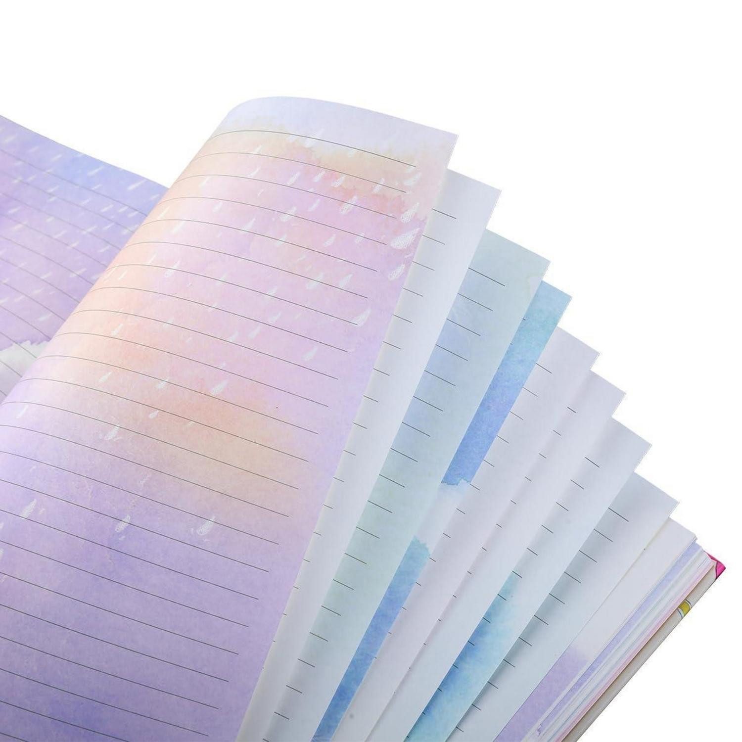 LuxusKollektion Poesiealbum Notizbuch B5 Liniert Floral-A Florales Design